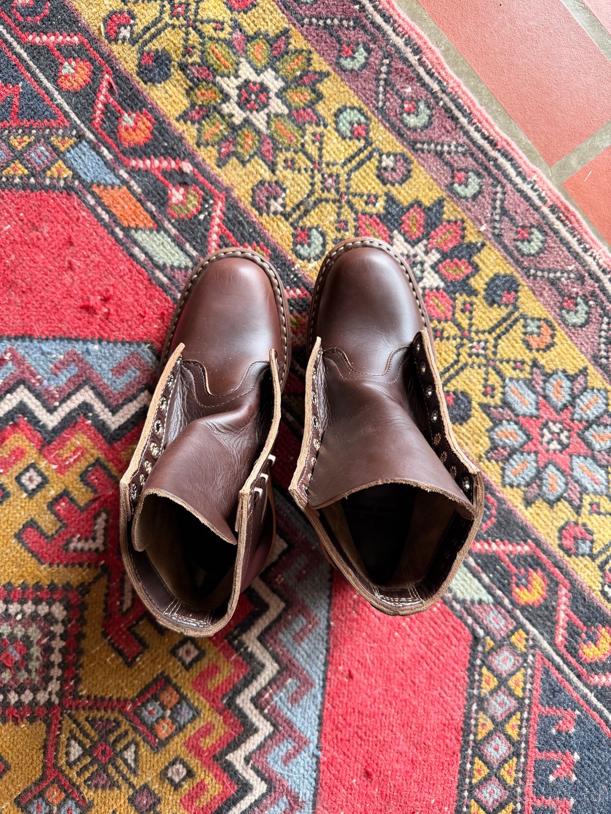 Photo by peanutsngranola on May 21, 2026 of the White's MP-M1 in Horween Brown Chromexcel Horsehide.