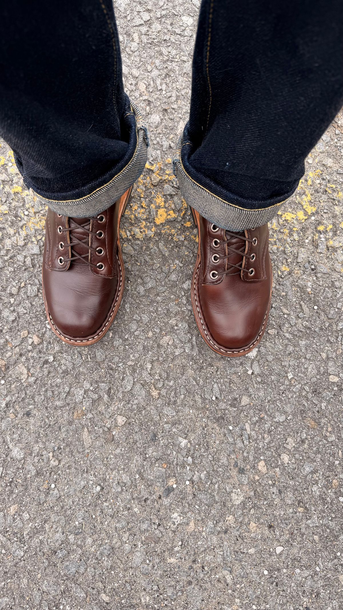 Photo by RockCityWelt on June 18, 2026 of the White's MP-M1 in Horween Brown Chromexcel Horsehide.