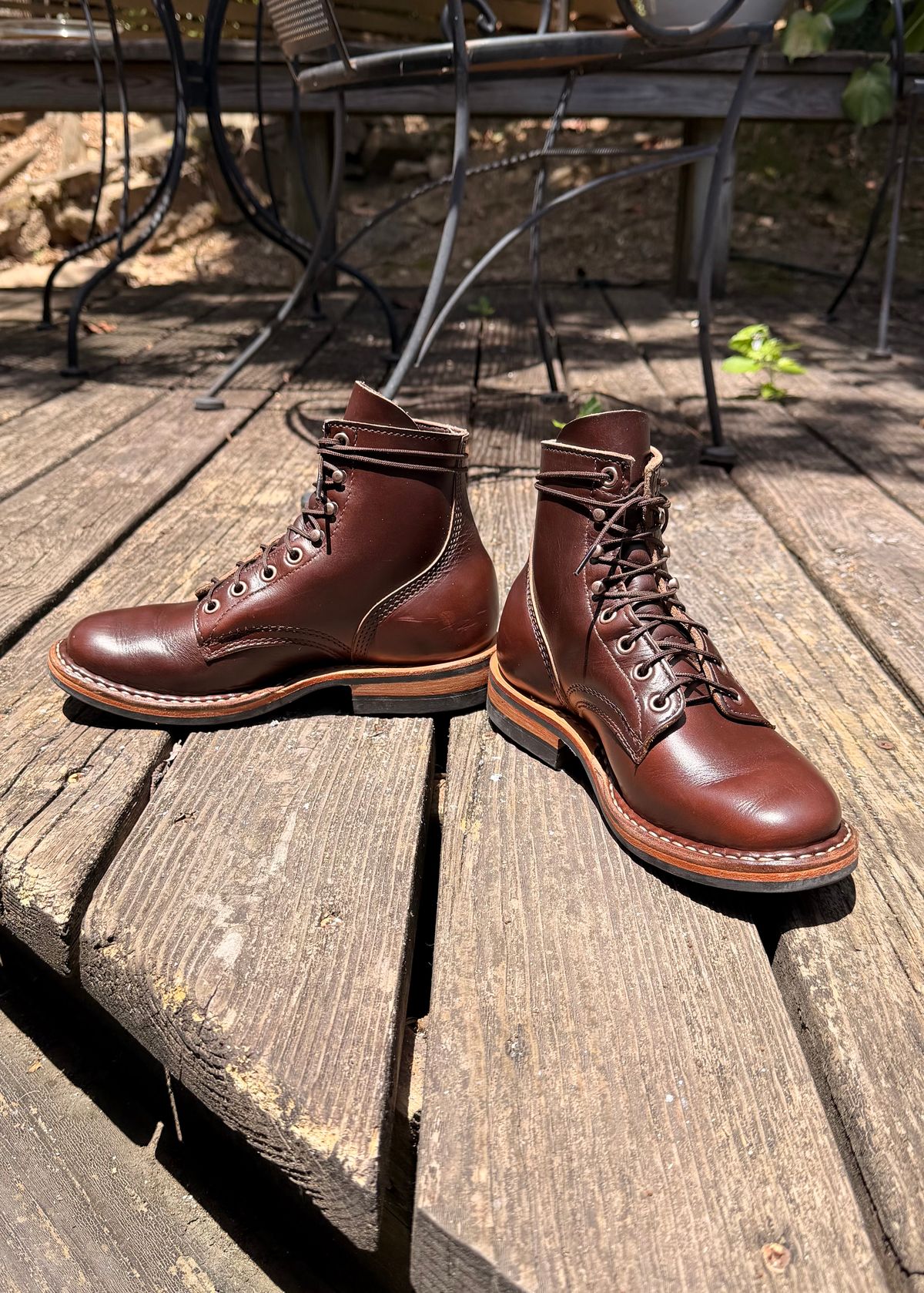 Photo by RockCityWelt on June 30, 2026 of the White's MP-M1 in Horween Brown Chromexcel.