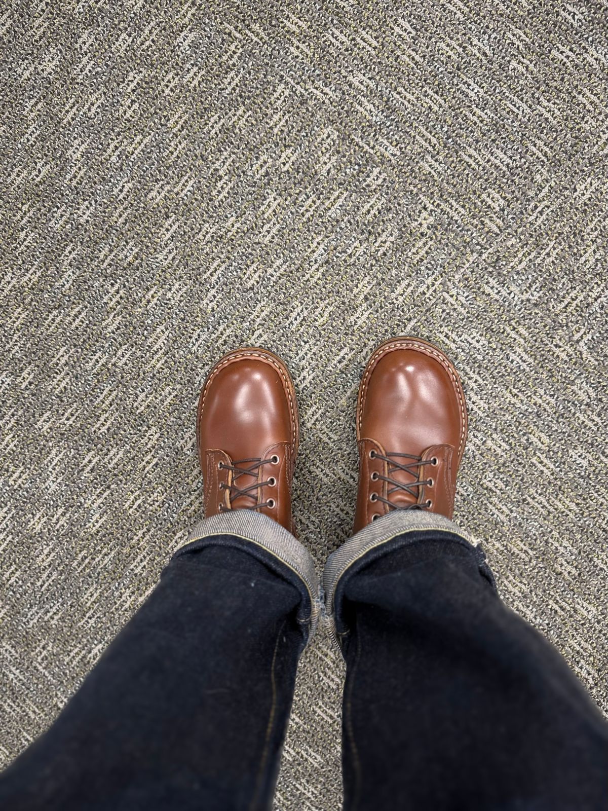 Photo by peanutsngranola on June 11, 2026 of the White's Semi-Dress in Horween British Tan Chromexcel.