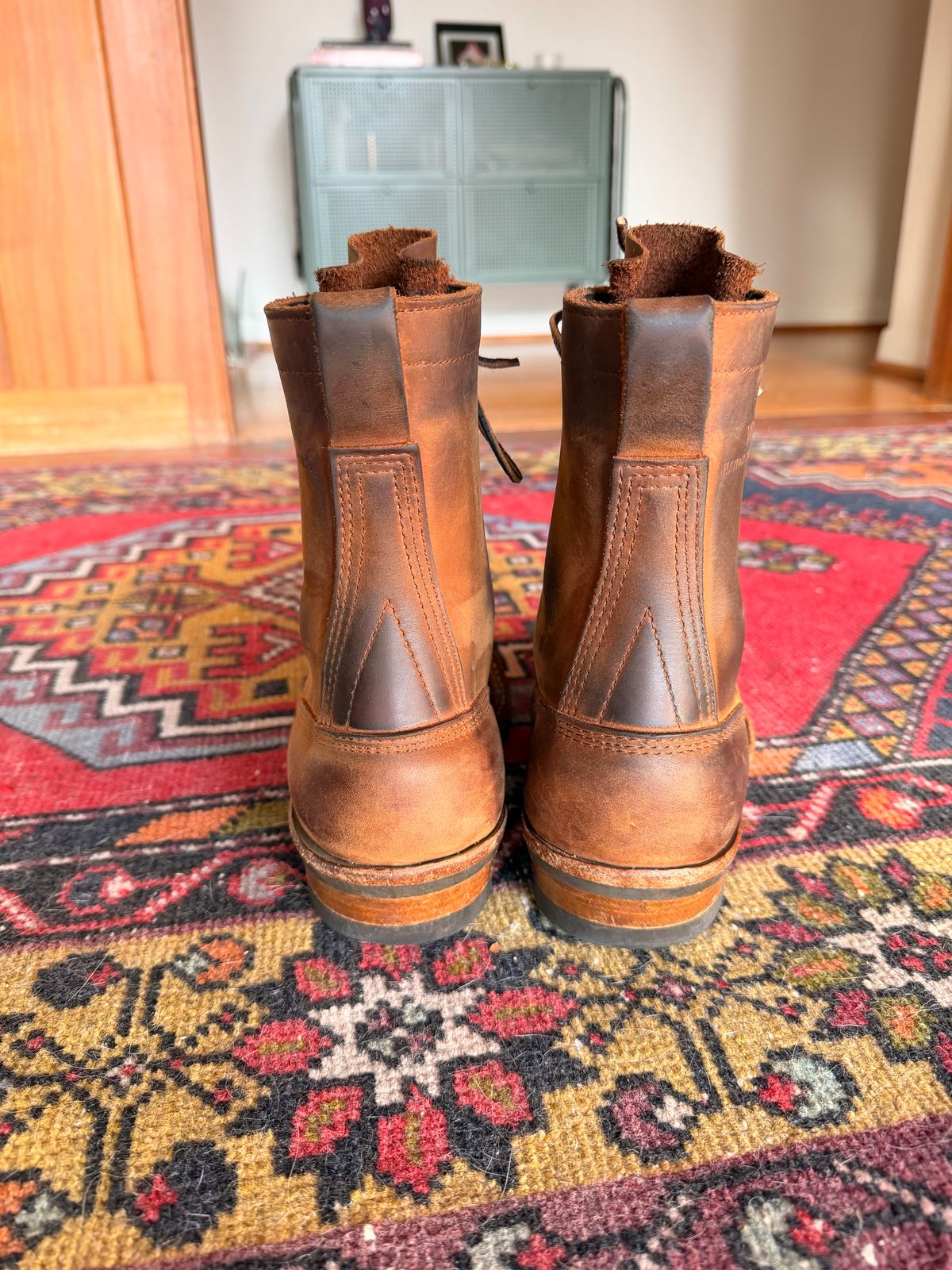 Photo by peanutsngranola on January 4, 2026 of the White's Farmer/Rancher in Seidel Distressed Smooth.