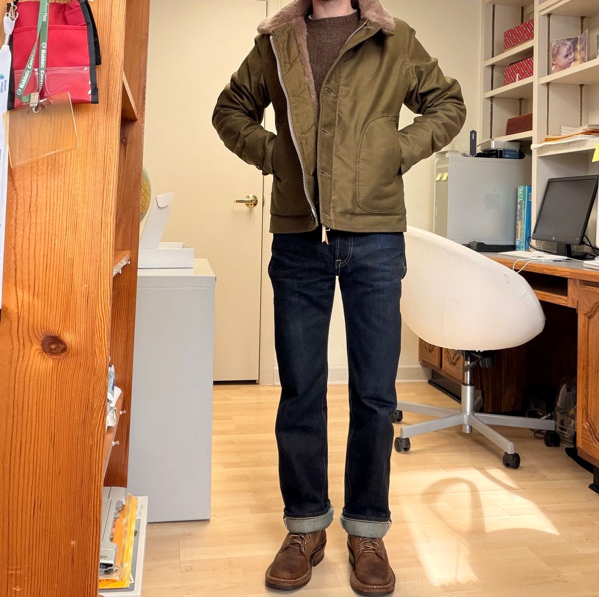 Photo by peanutsngranola on January 29, 2026 of the White's Farmer/Rancher in Seidel Distressed Smooth.