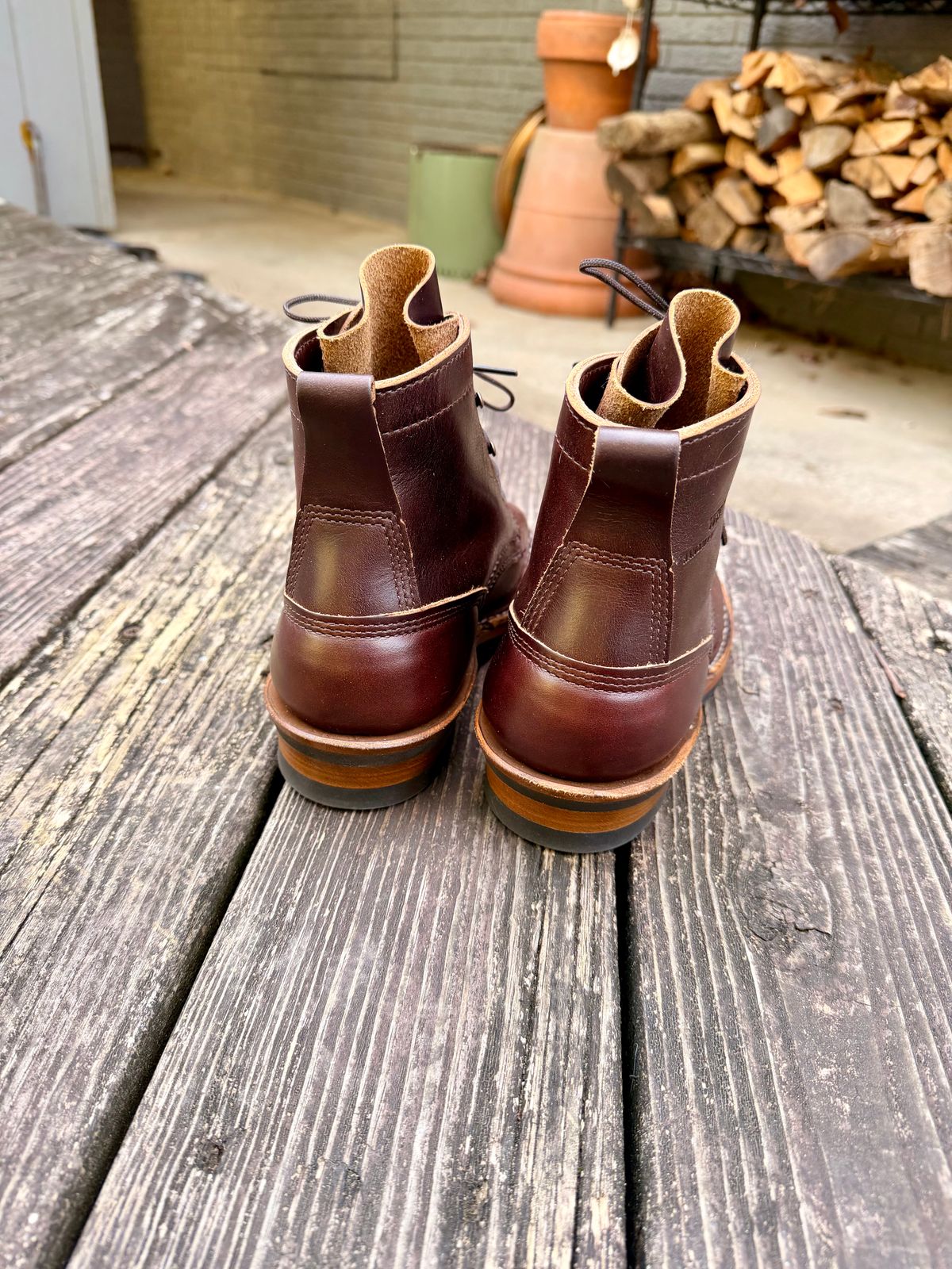 Photo by peanutsngranola on November 28, 2025 of the White's 350 Cruiser in Seidel Brown Double Shot.