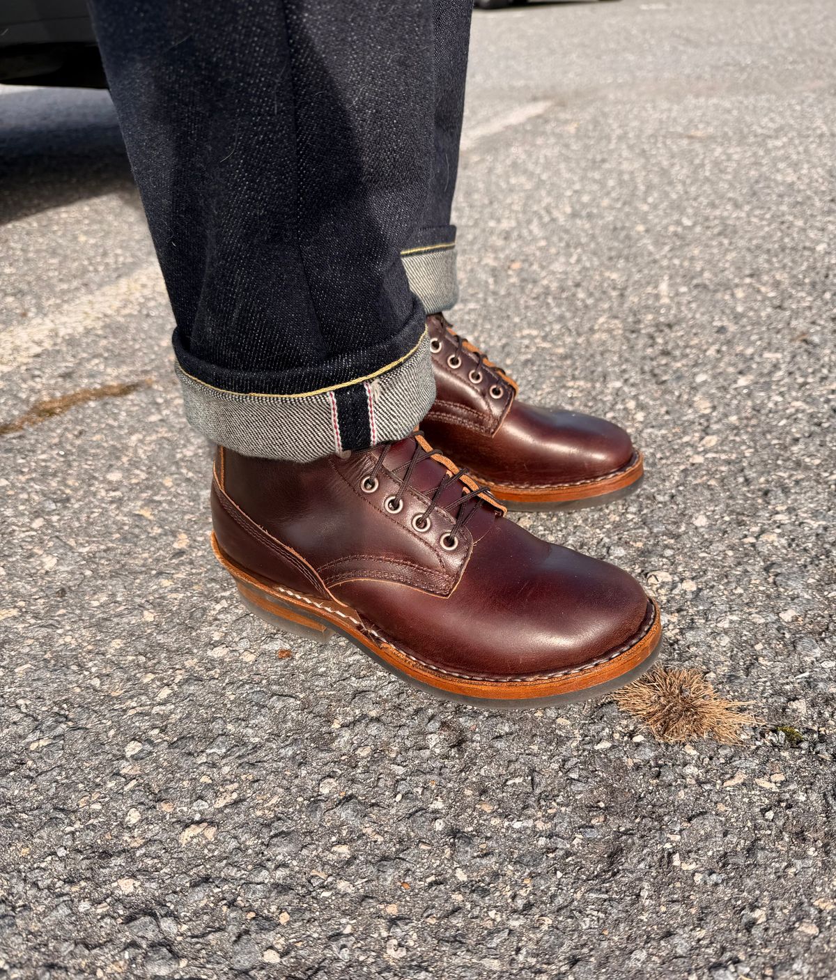 Photo by peanutsngranola on December 19, 2025 of the White's 350 Cruiser in Seidel Brown Double Shot.