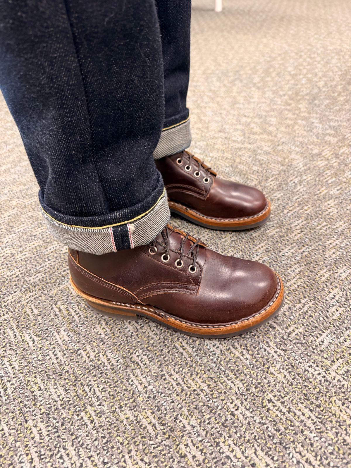 Photo by peanutsngranola on January 14, 2026 of the White's 350 Cruiser in Seidel Brown Double Shot.