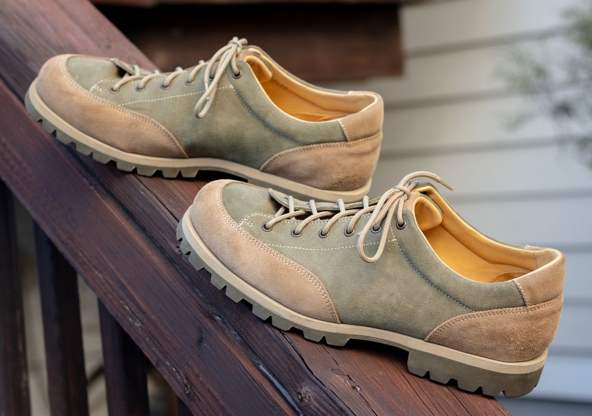 Photo by TheJewishJesus on August 30, 2025 of the Paraboot Montana in Paraboot / Olive Nubuck.