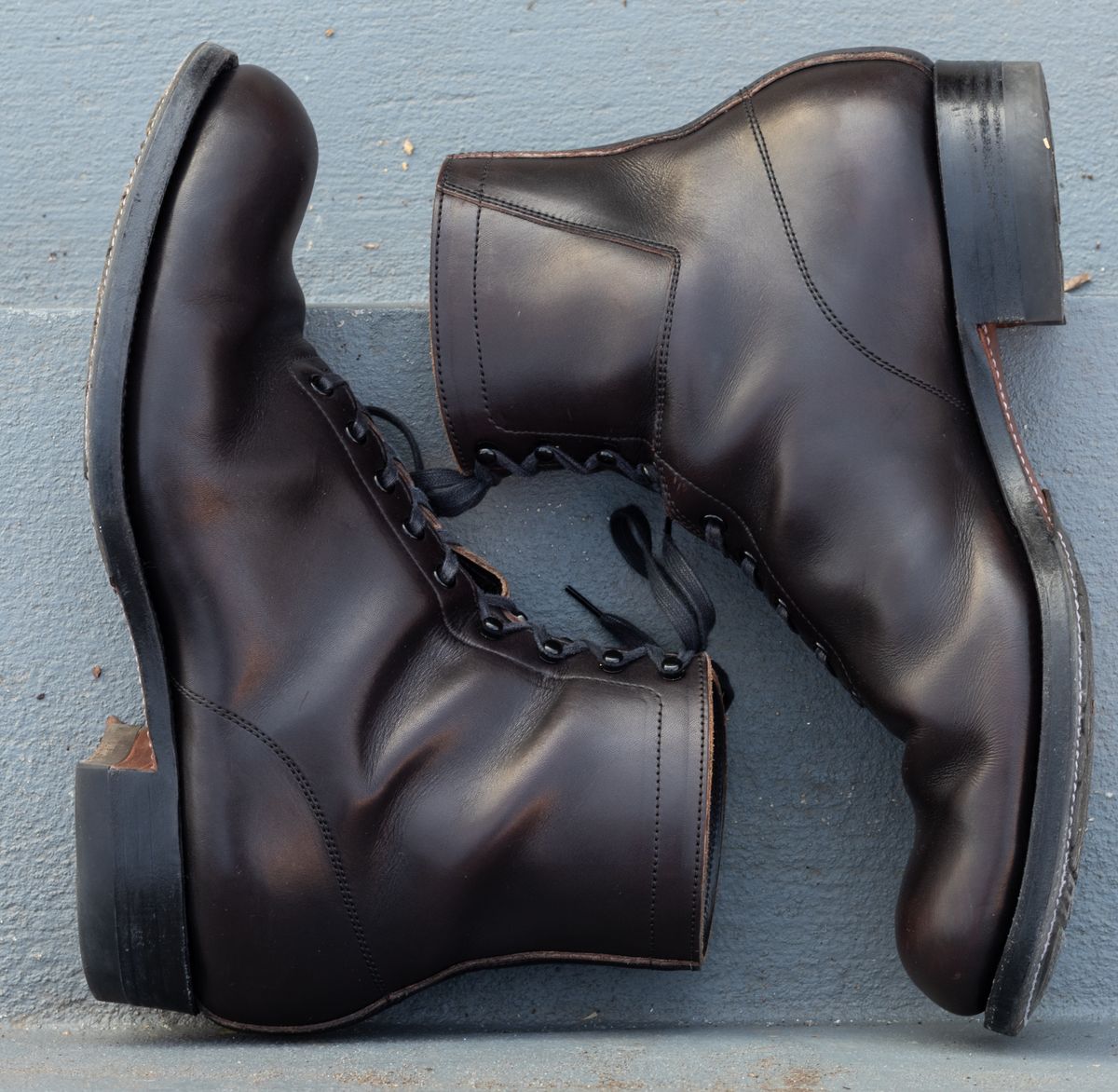 Photo by JewishJesus on December 3, 2025 of the Clinch Milne in Clinch / Black Crown Calf.