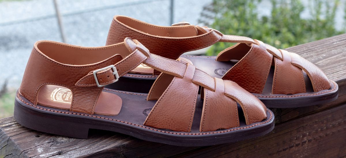 Photo by JewishJesus on March 14, 2026 of the Bruschetta Shoes Orleans in Italian Vacchetta Cowhide.