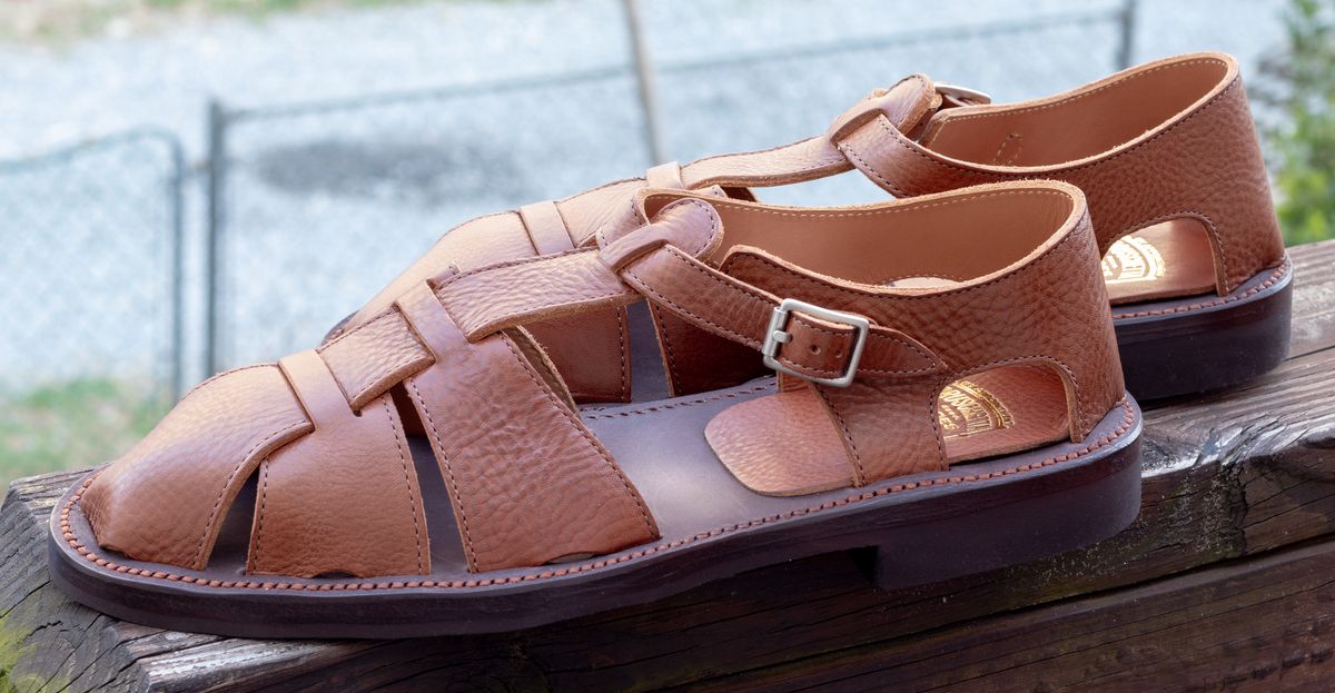 Photo by JewishJesus on March 14, 2026 of the Bruschetta Shoes Orleans in Italian Vacchetta Cowhide.