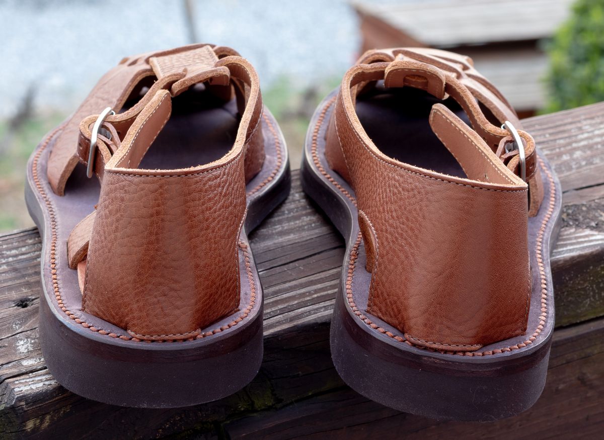 Photo by JewishJesus on March 14, 2026 of the Bruschetta Shoes Orleans in Italian Vacchetta Cowhide.