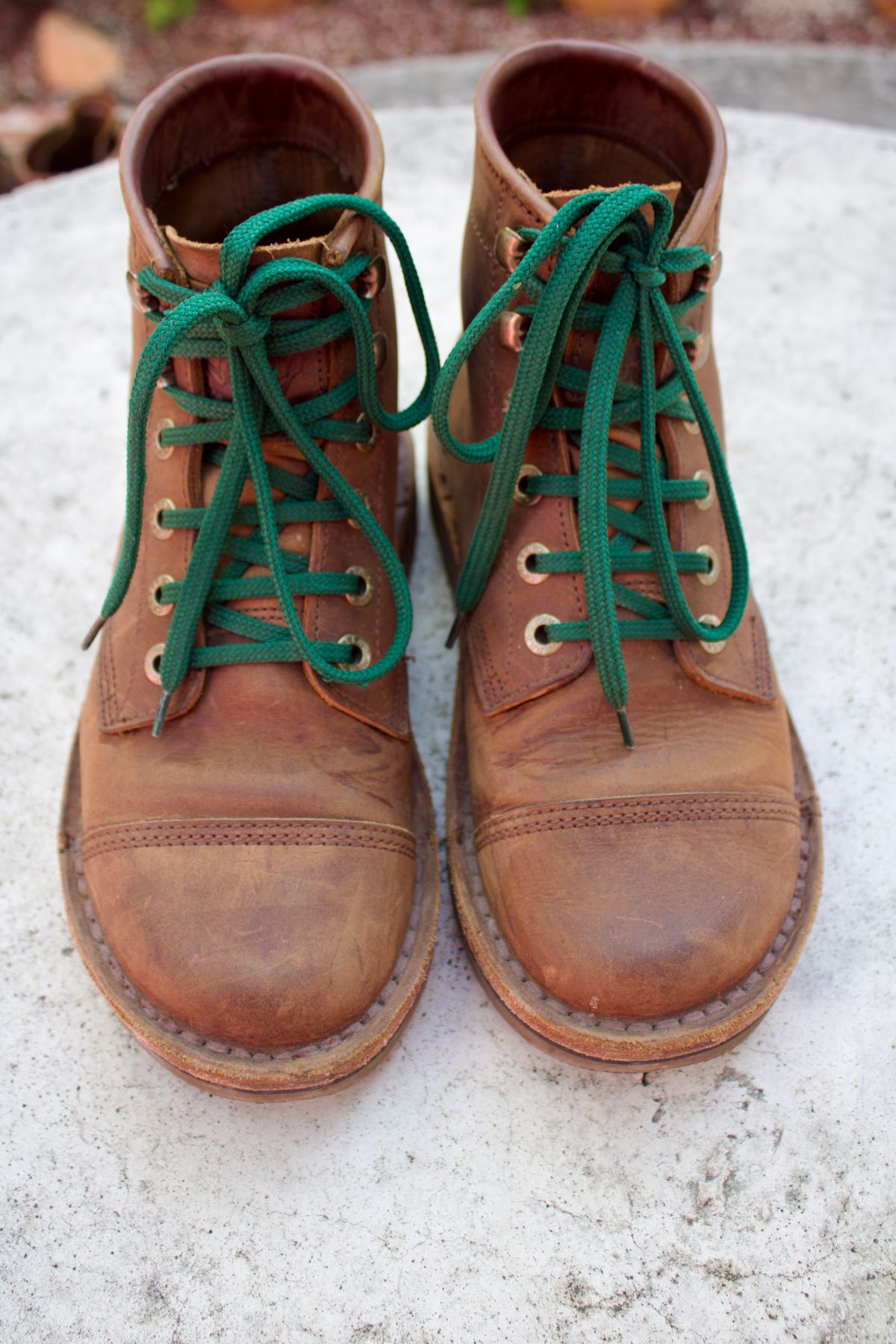 Photo by TangibleLily929Wife on December 1, 2025 of the Jim Green 719 in Bronco Oily Pull Up.