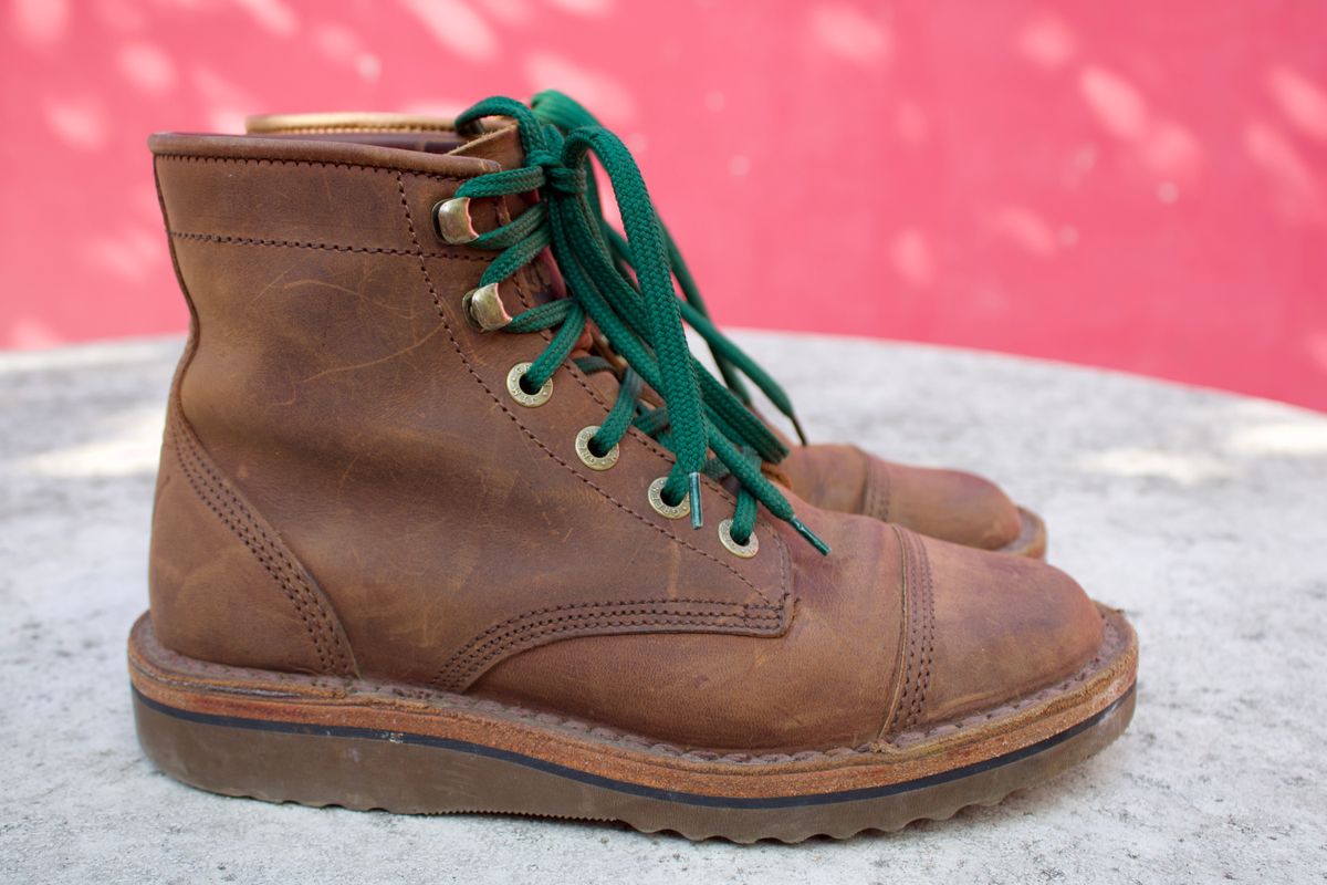 Photo by TangibleLily929Wife on December 1, 2025 of the Jim Green 719 in Bronco Oily Pull Up.