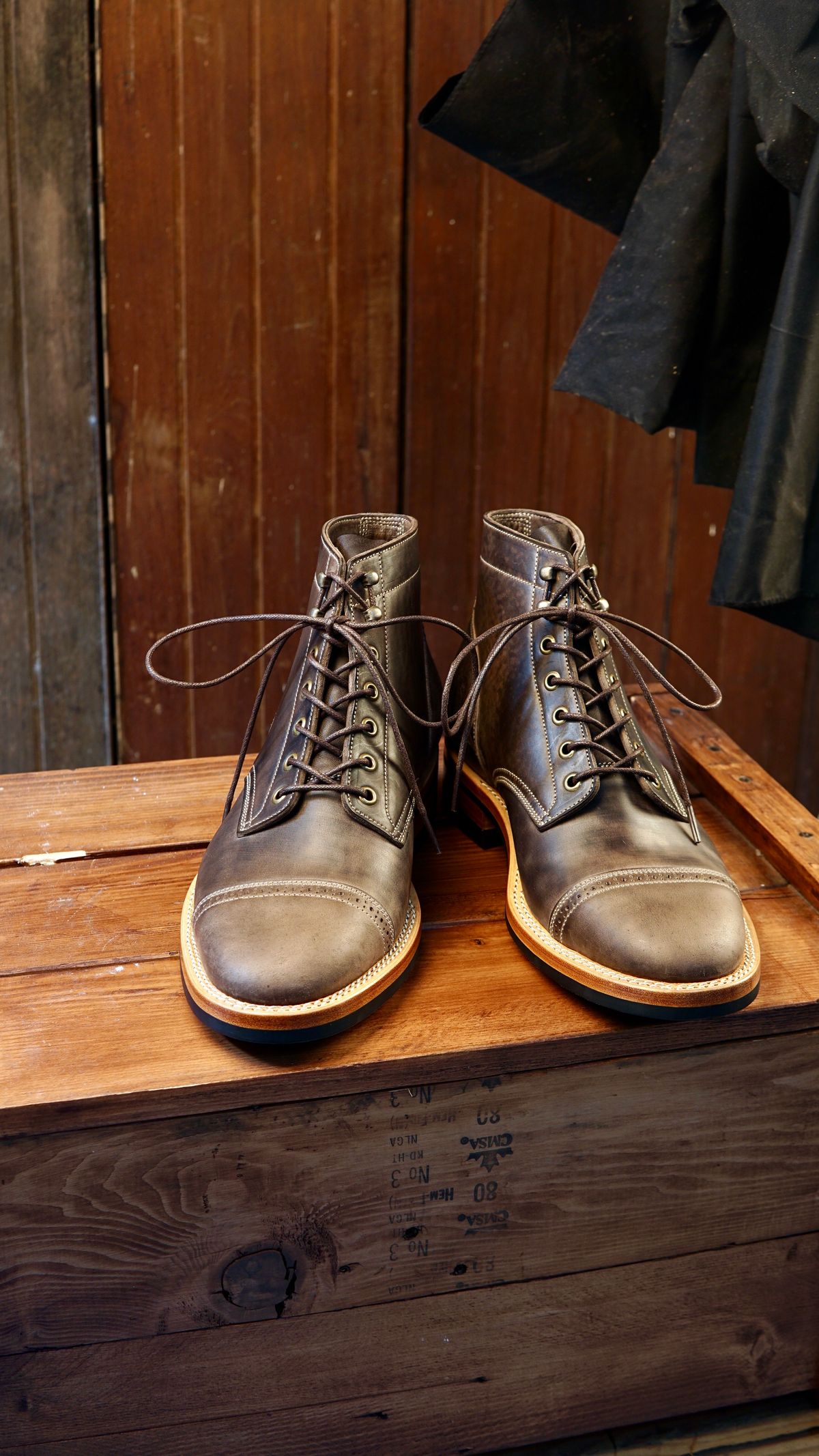 Photo by daniel.johnson7 on March 26, 2025 of the Onderhoud SVC03 Service Boot in Maryam Toscanello Rovescio Sego.