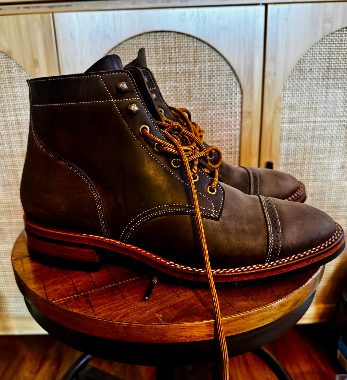 Photo by daniel.johnson7 on November 5, 2025 of the Onderhoud SVC03 Service Boot in Maryam Toscanello Rovescio Sego.