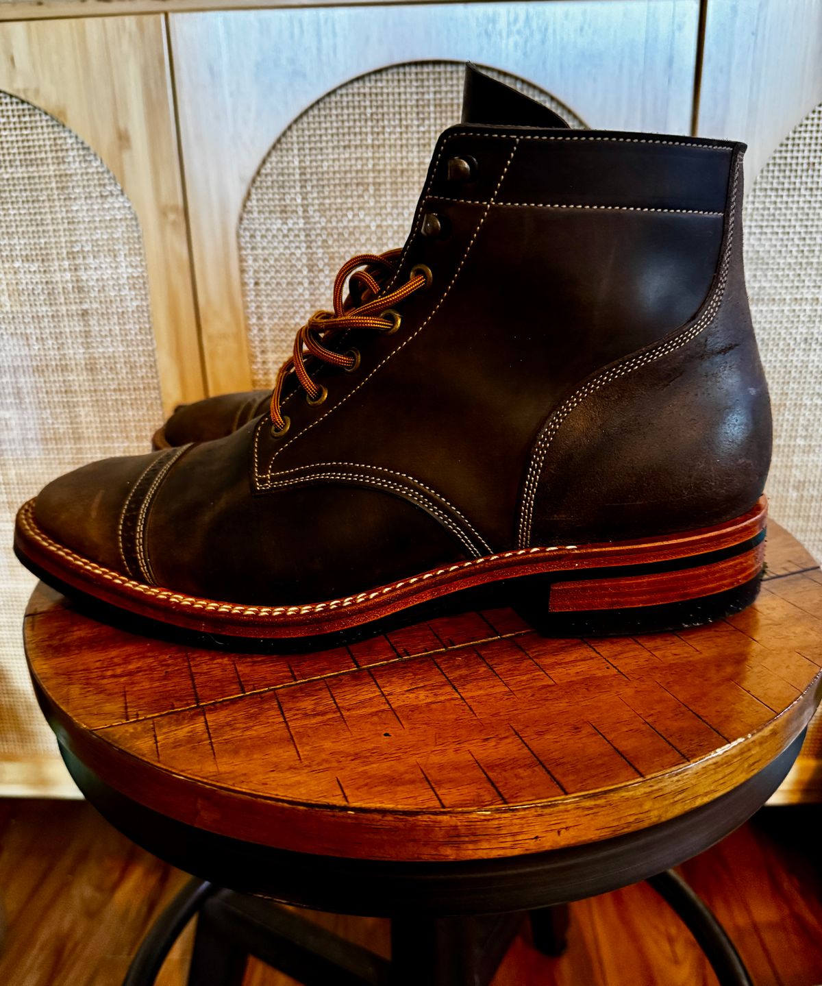 Photo by daniel.johnson7 on November 5, 2025 of the Onderhoud SVC03 Service Boot in Maryam Toscanello Rovescio Sego.