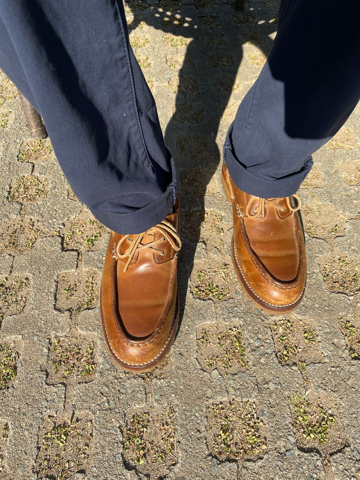 Photo by thedrunkdunker on April 1, 2026 of the Rhodes Tahoe Boat Shoe in Unknown Leather.