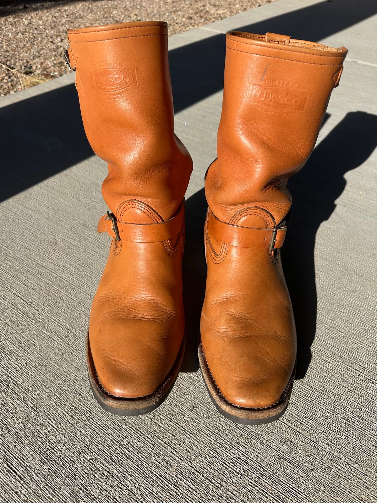 Photo by ArielJGZ6 on May 23, 2026 of the Wesco x S&S Van Cleef III in Horween Natural Essex.