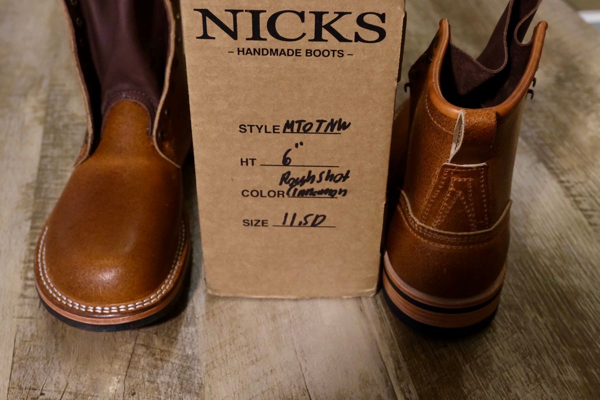 Photo by wayoflife on April 16, 2026 of the Nicks MTO in Seidel Cinnamon Roughshot.