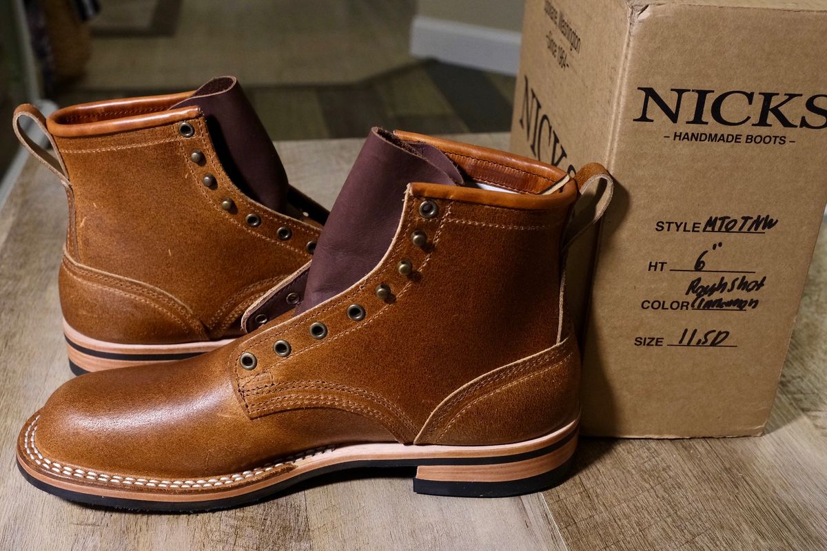 Photo by wayoflife on April 16, 2026 of the Nicks MTO in Seidel Cinnamon Roughshot.