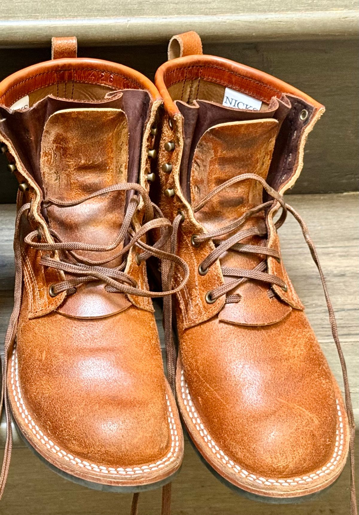 Photo by wayoflife on May 24, 2026 of the Nicks MTO in Seidel Cinnamon Roughshot.