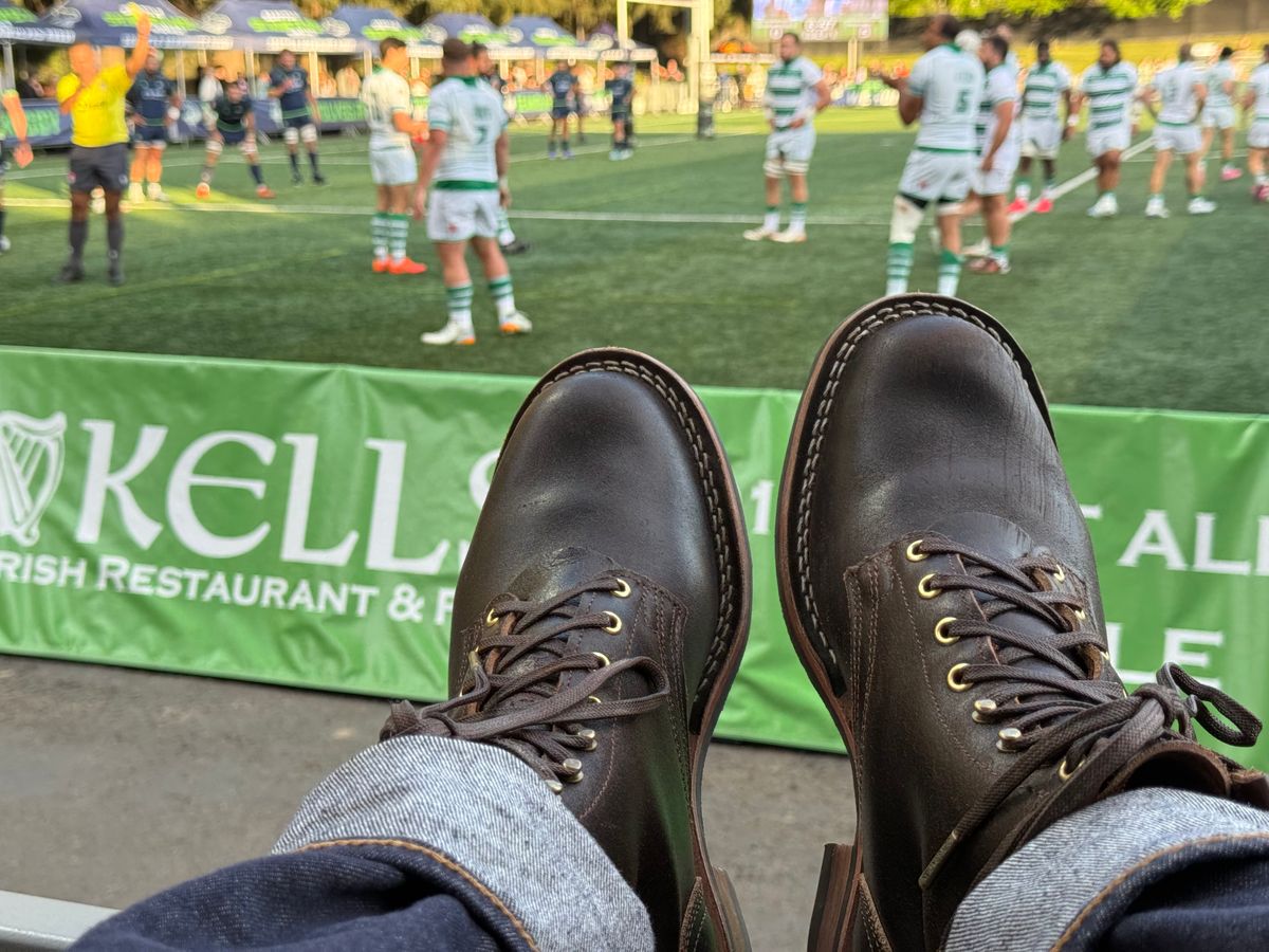 Photo by wayoflife on April 25, 2026 of the Nicks Robert in Horween Brown Waxed Flesh.