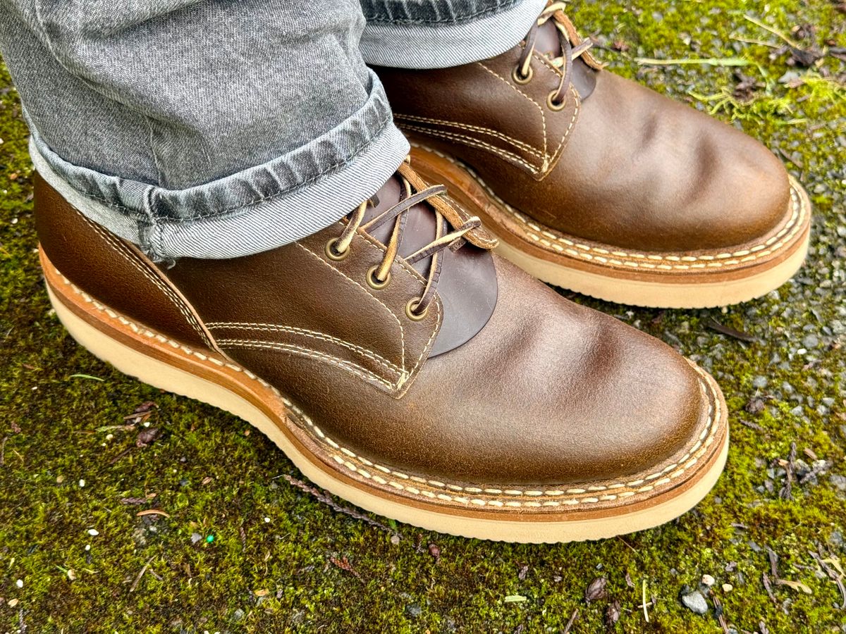 Photo by wayoflife on March 22, 2026 of the White's C350-CS in Horween Cinnamon Waxed Flesh.