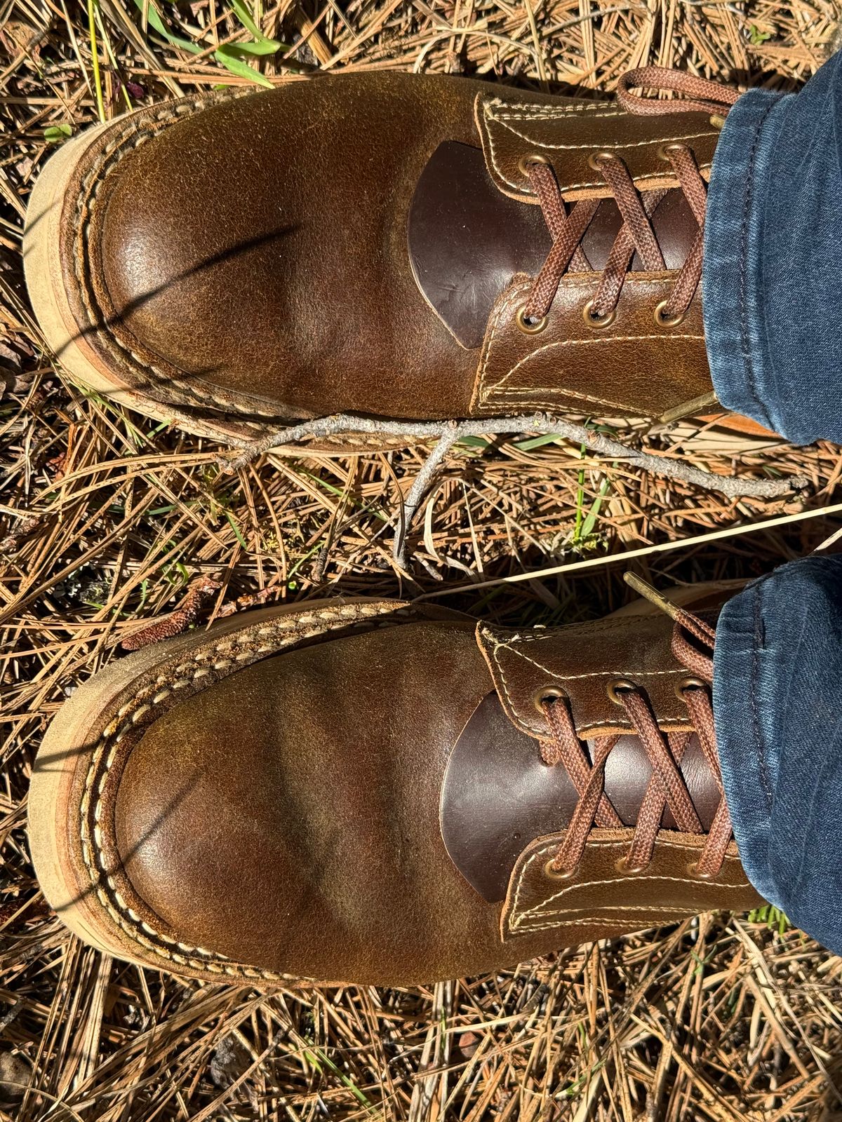 Photo by wayoflife on April 12, 2026 of the White's C350-CS in Horween Cinnamon Waxed Flesh.