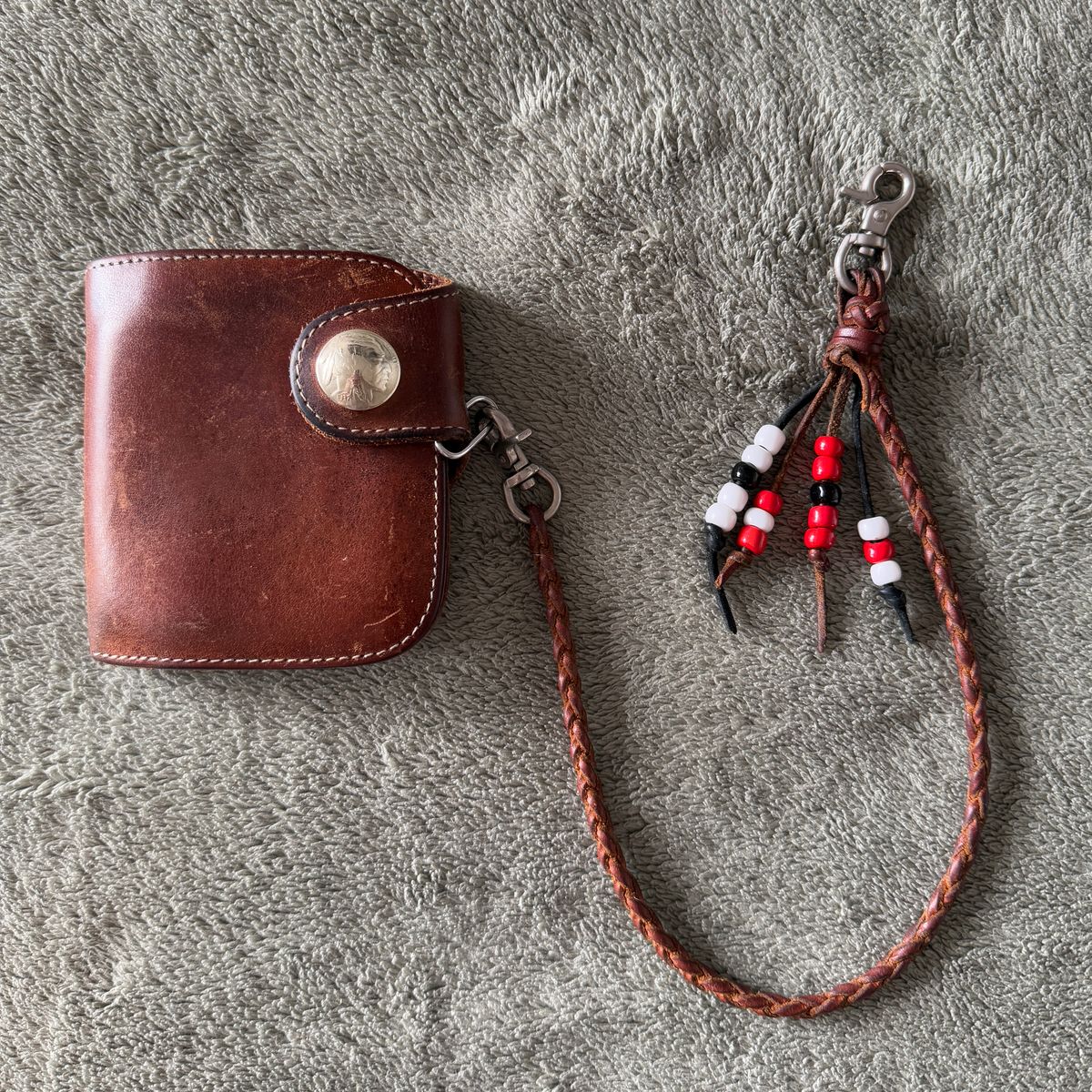 Photo by billynotreally on May 29, 2026 of the Redmoon Early Short Wallet HR-01 in Unknown Natural Veg Tan.