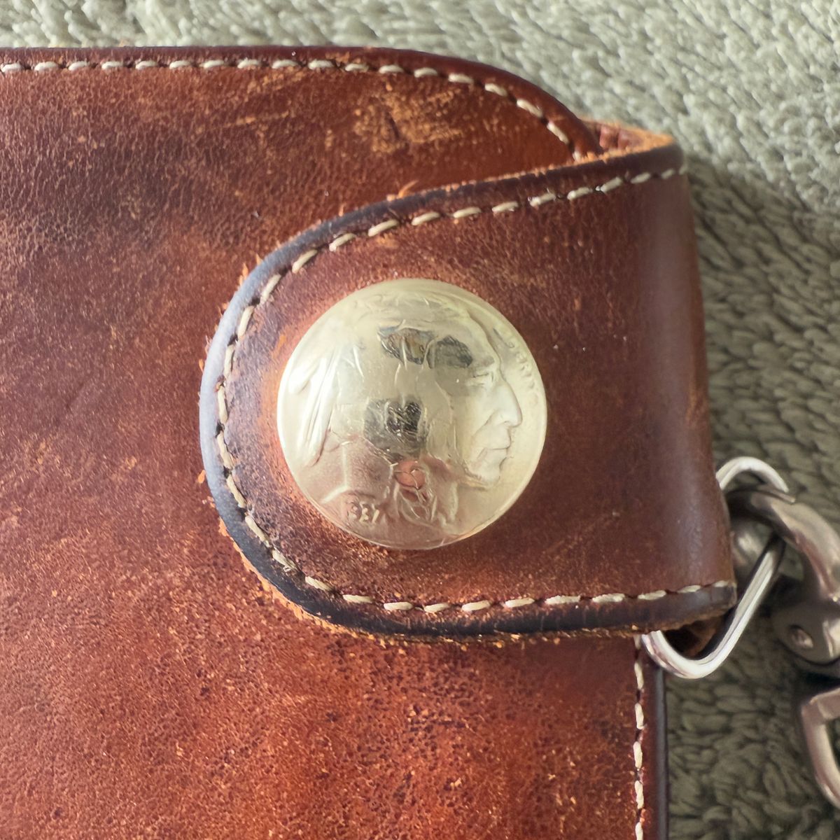 Photo by billynotreally on May 29, 2026 of the Redmoon Early Short Wallet HR-01 in Unknown Natural Veg Tan.