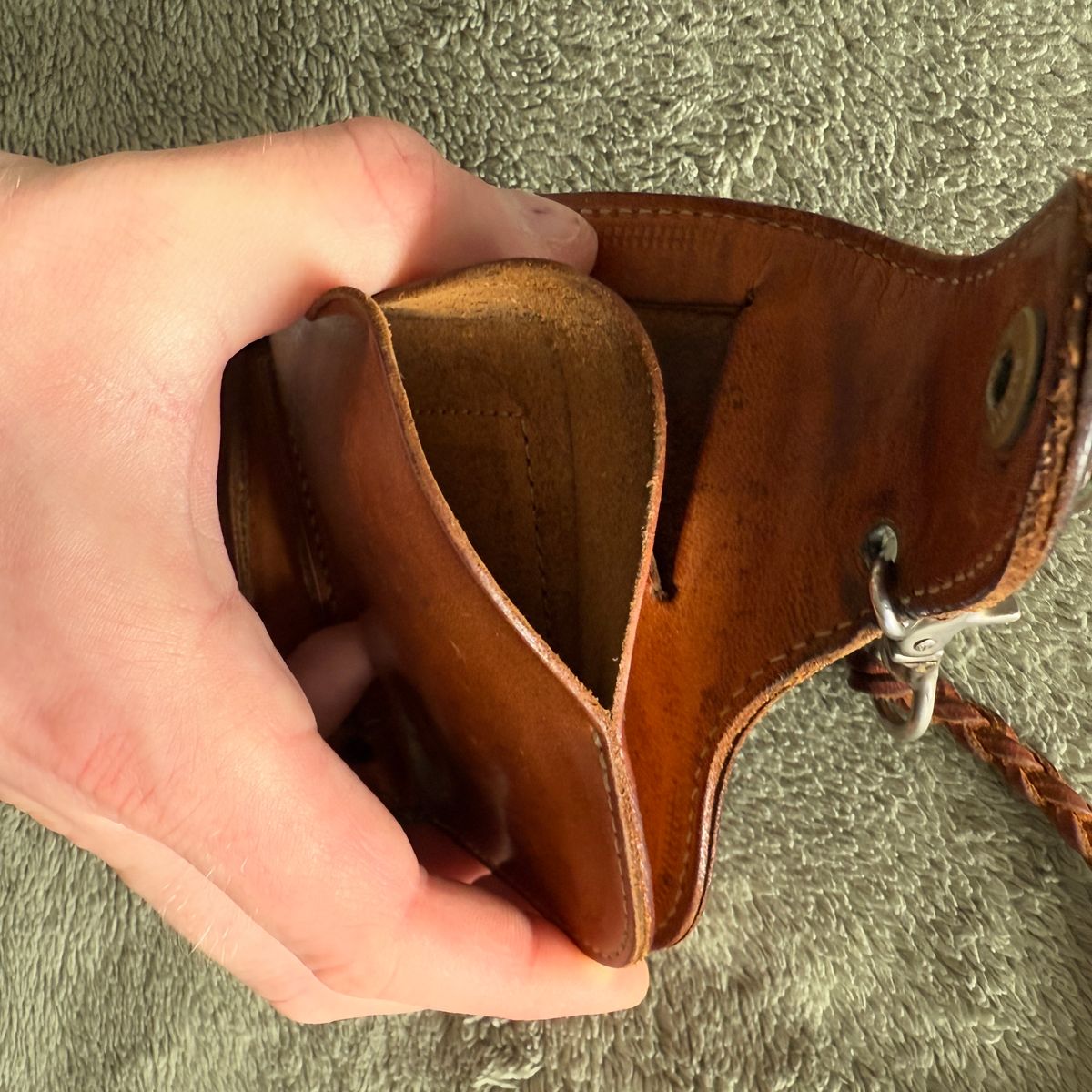 Photo by billynotreally on May 29, 2026 of the Redmoon Early Short Wallet HR-01 in Unknown Natural Veg Tan.