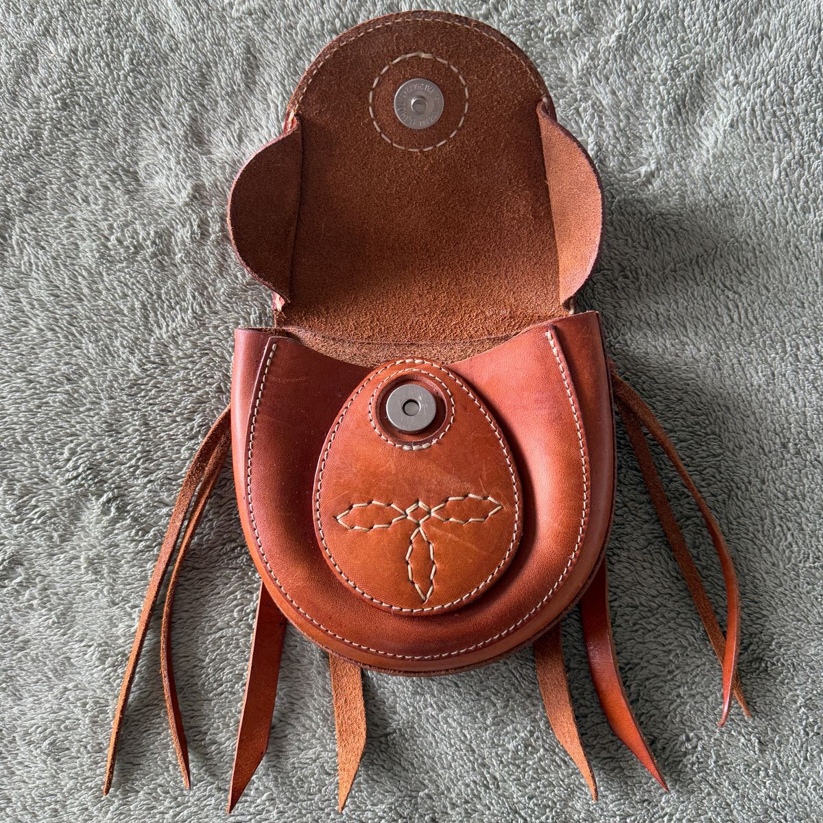 Photo by billynotreally on May 29, 2026 of the Redmoon Medicine Bag in Unknown Natural Veg Tan.