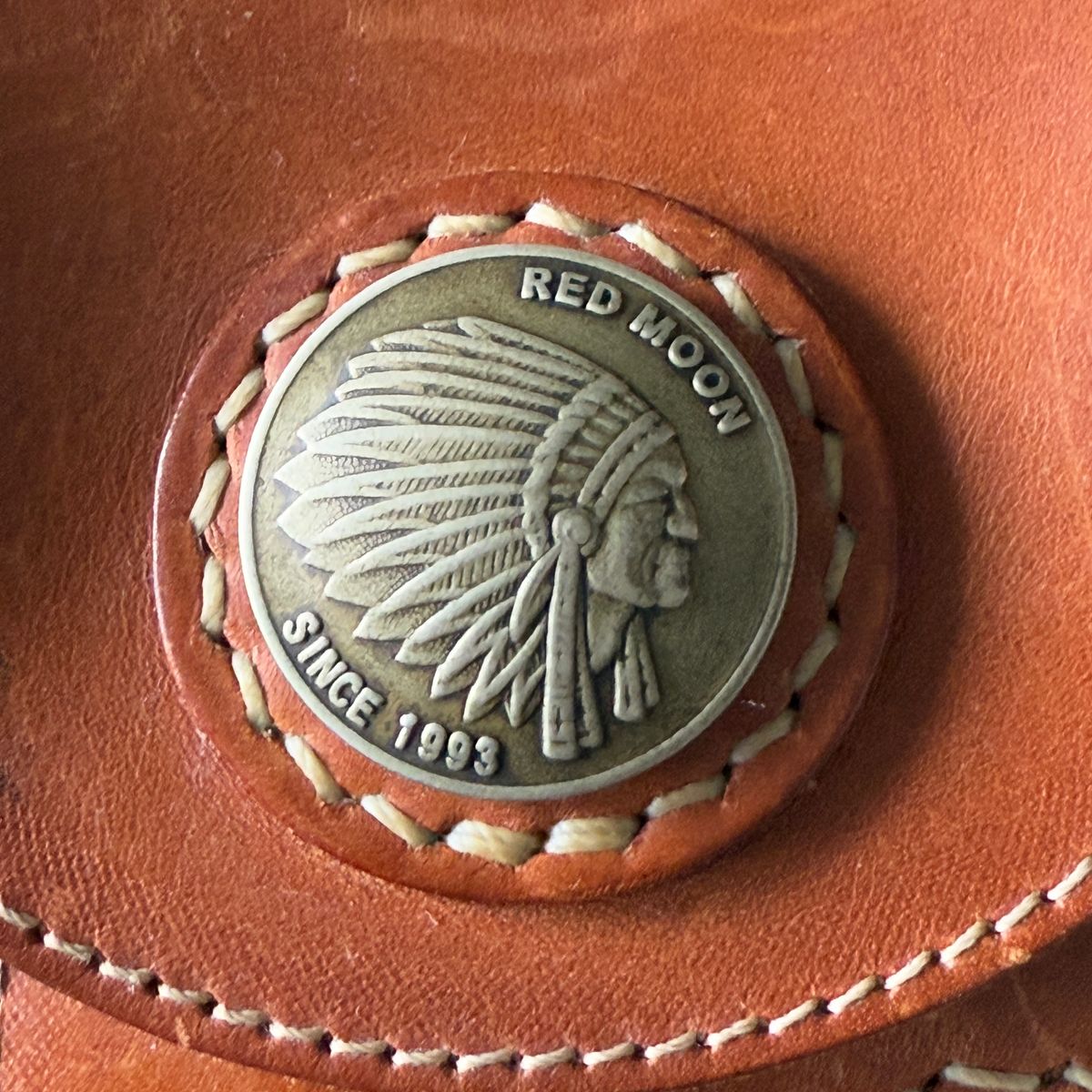Photo by billynotreally on May 29, 2026 of the Redmoon Unknown Medicine Bag in Dram Saddle Leather Red/Brown.