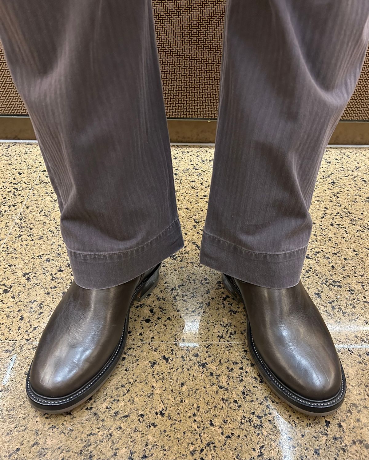 Photo by Patrick_Kwon on April 1, 2026 of the Role Club Engineer Boots in Grey Maryam Italy Horsebutt.