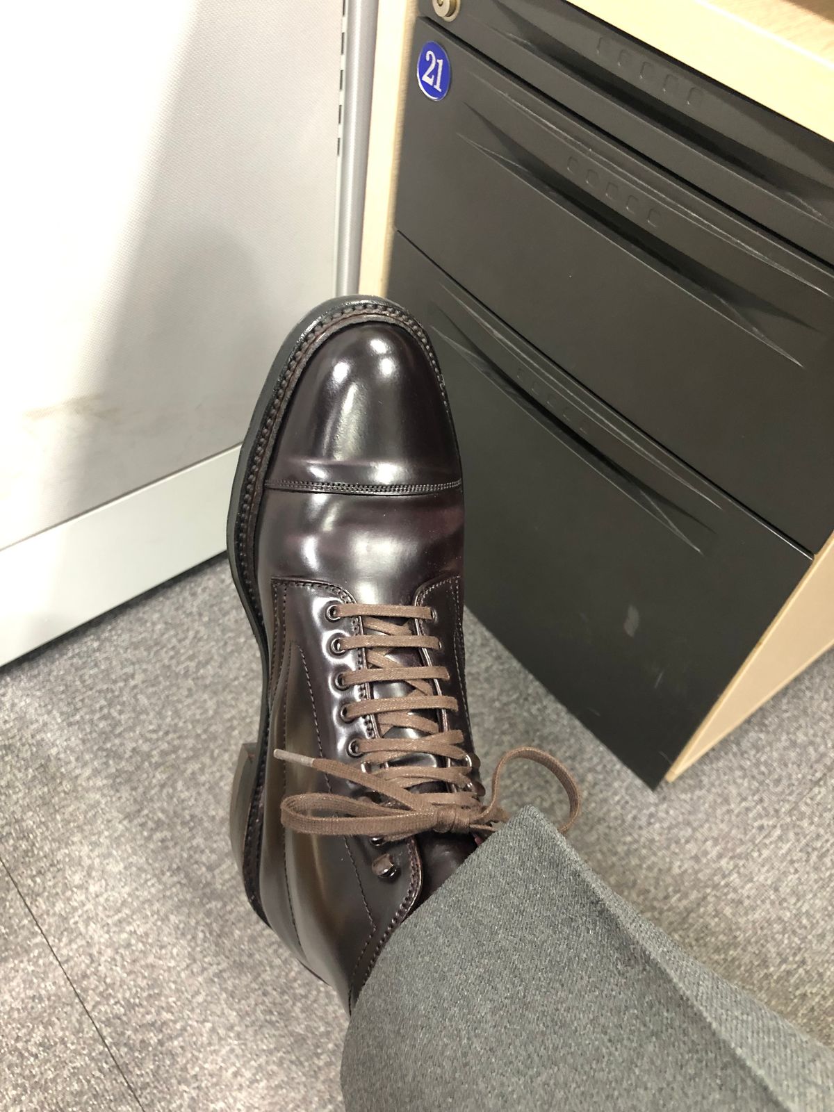 Photo by Patrick_Kwon on December 30, 2022 of the Alden Parajumper Boots in Horween Color 8 Shell Cordovan.