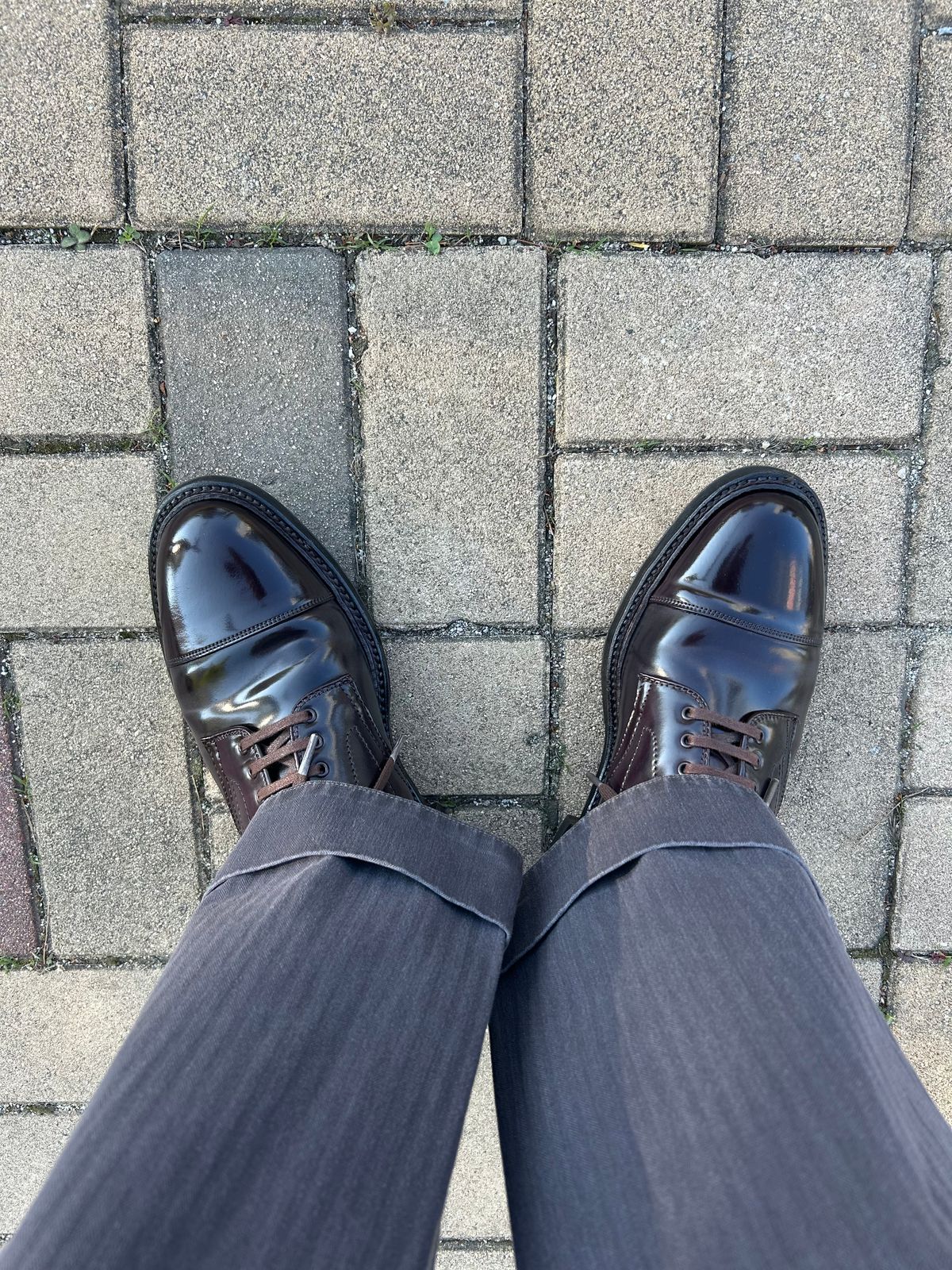 Photo by Patrick_Kwon on April 27, 2025 of the Alden Parajumper Boots in Horween Color 8 Shell Cordovan.