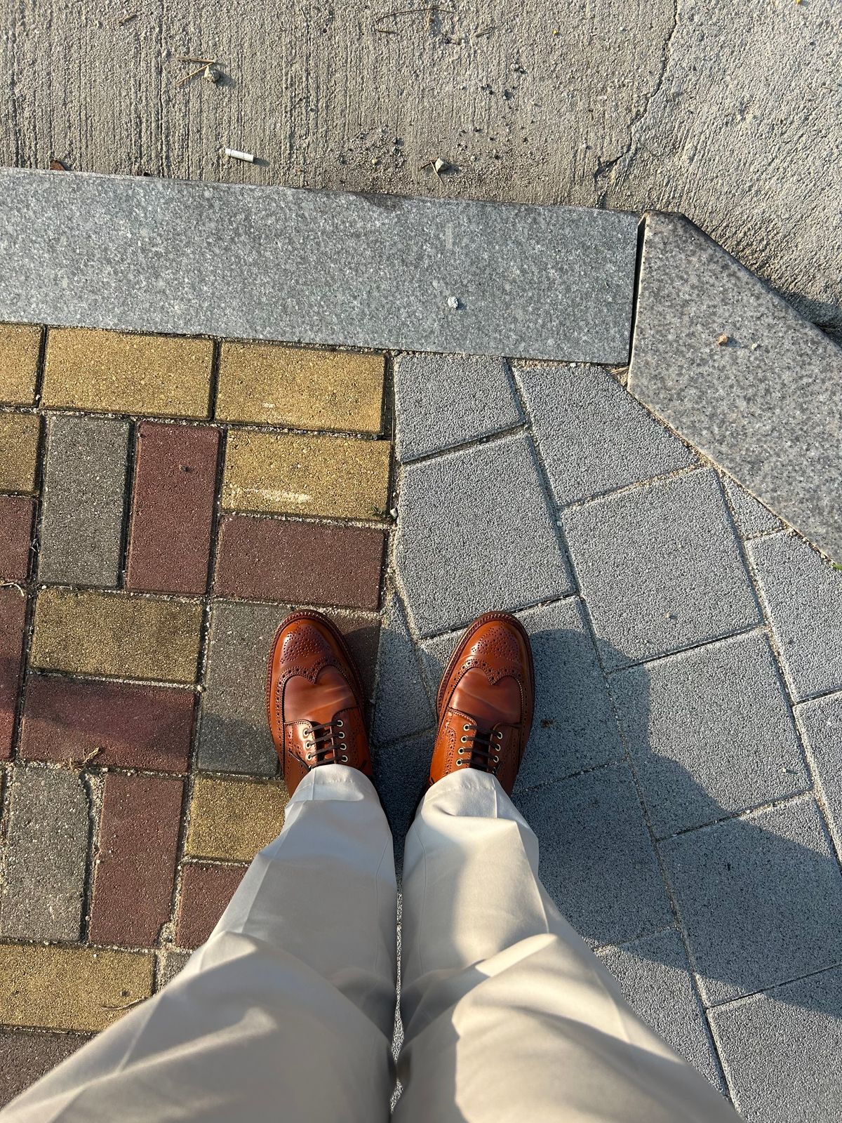 Photo by Patrick_Kwon on September 8, 2024 of the Alden Wingtip Boot in Horween Amaretto Shell Cordovan.