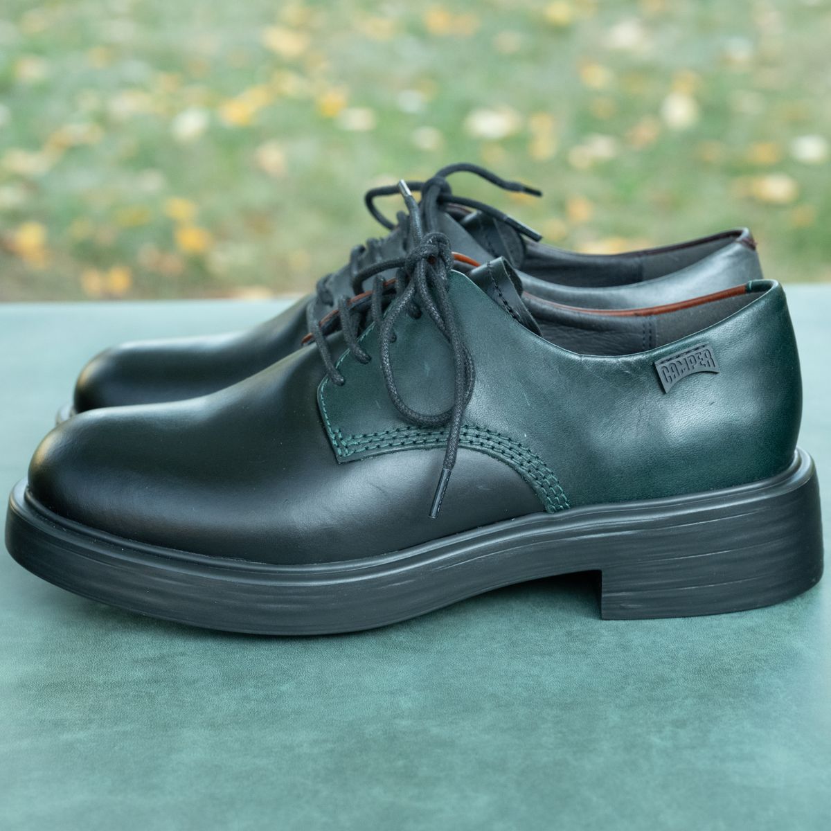 Photo by poppyseed55 on October 3, 2025 of the Camper Twins, multicolor shoes in Calfskin.