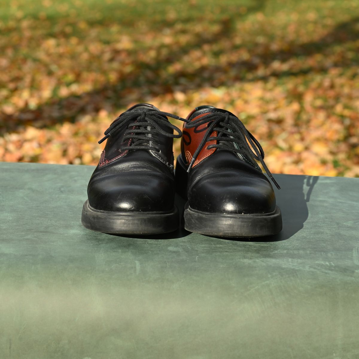 Photo by poppyseed55 on November 2, 2025 of the Camper Twins, multicolor shoes in Calfskin.