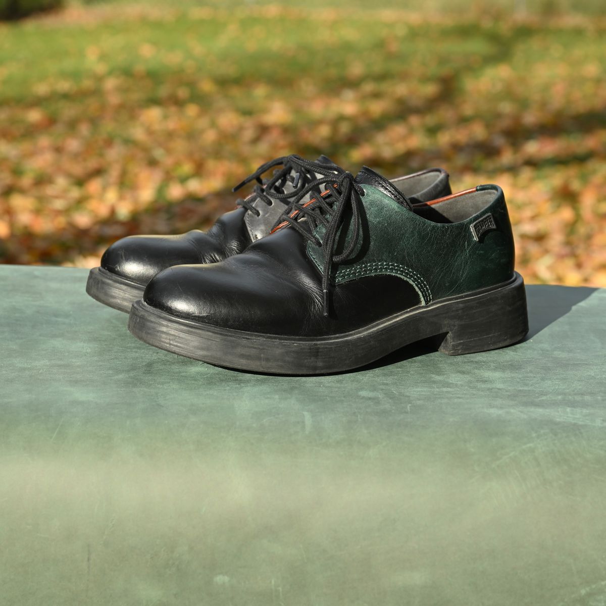 Photo by poppyseed55 on November 2, 2025 of the Camper Twins, multicolor shoes in Calfskin.