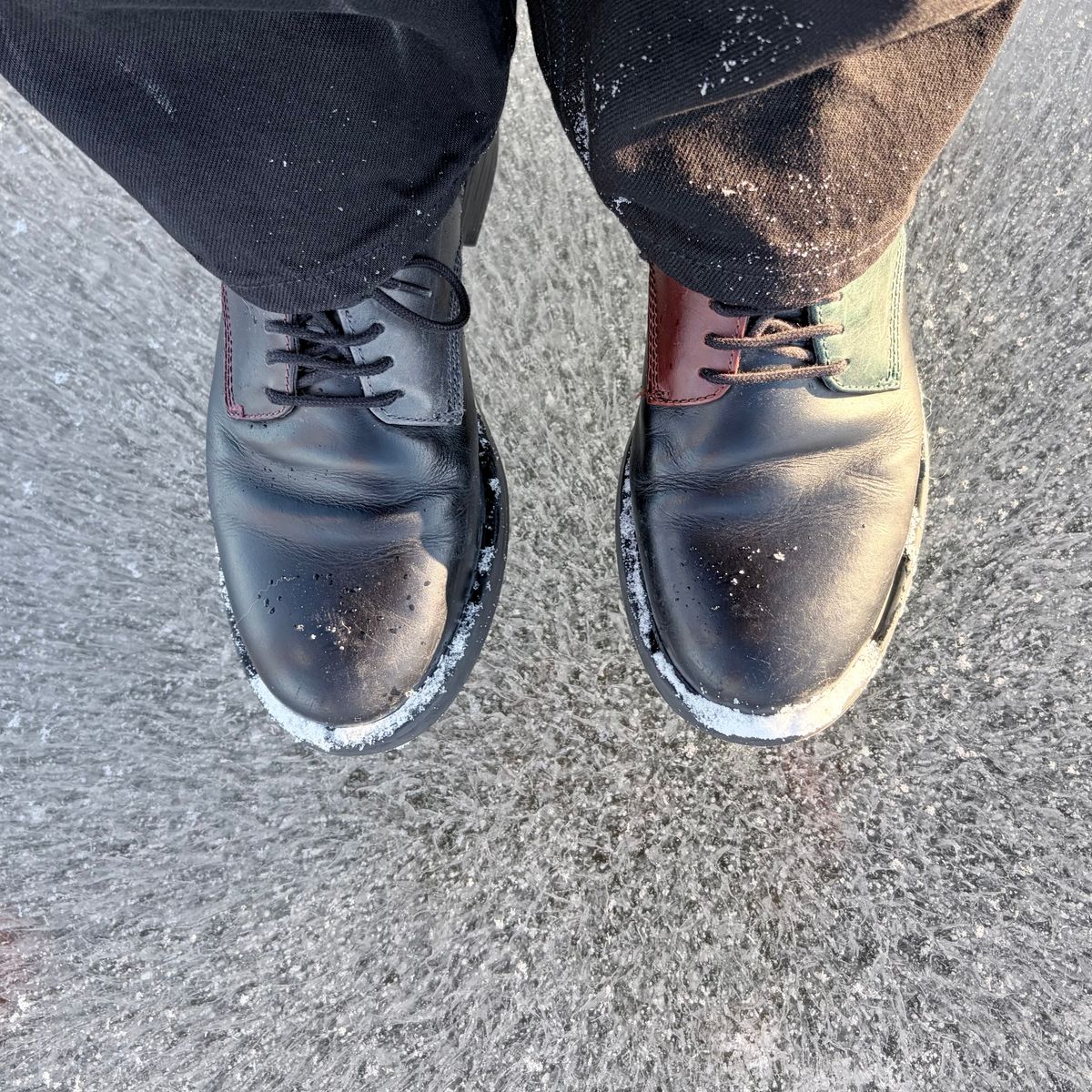 Photo by poppyseed55 on January 31, 2026 of the Camper Twins, multicolor shoes in Calfskin.