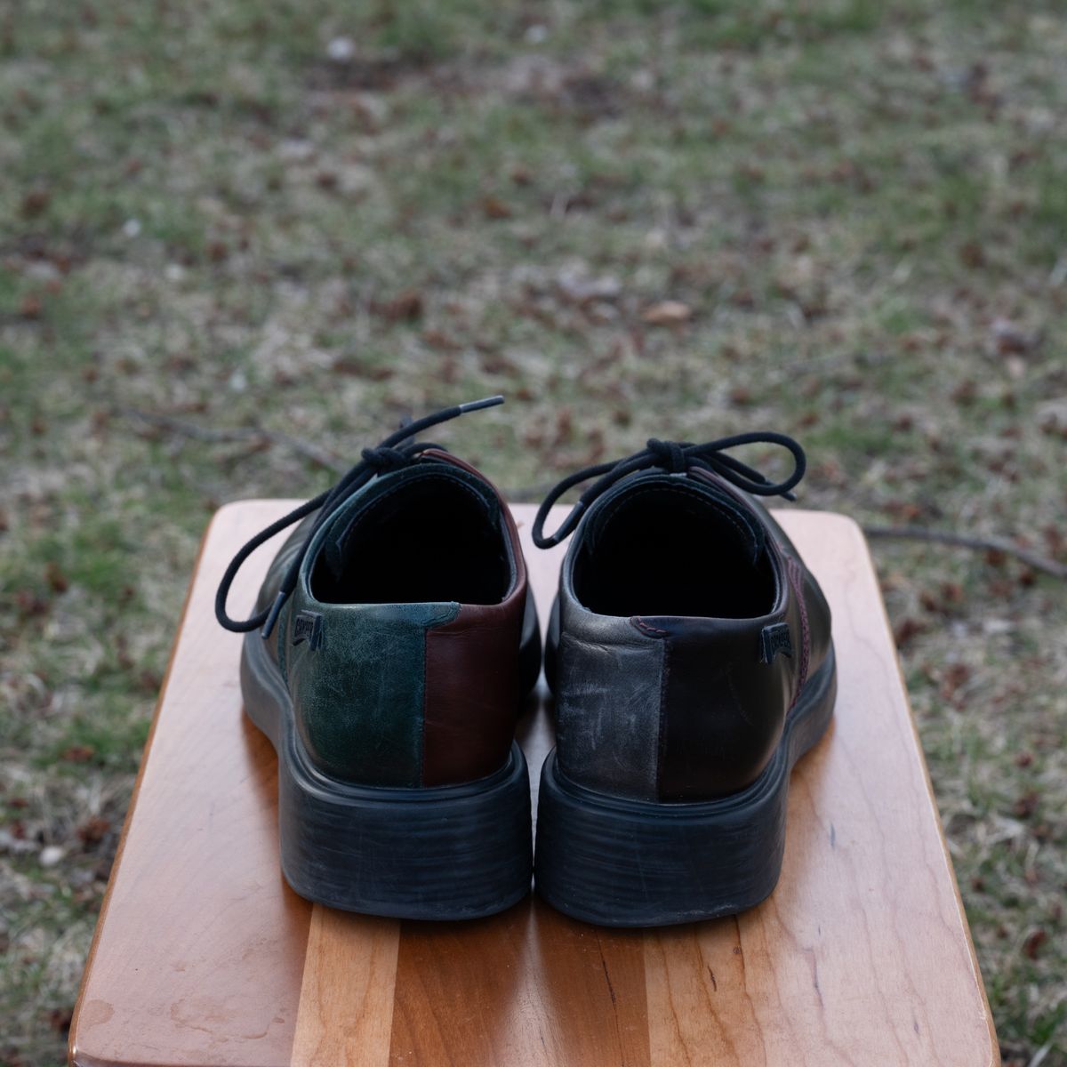 Photo by poppyseed55 on March 28, 2026 of the Camper Twins, multicolor shoes in Calfskin.