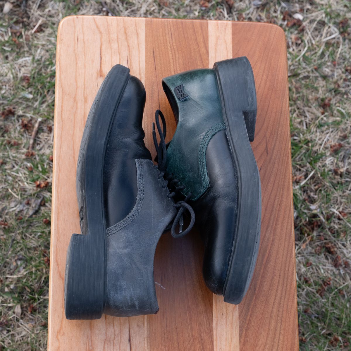 Photo by poppyseed55 on March 28, 2026 of the Camper Twins, multicolor shoes in Calfskin.