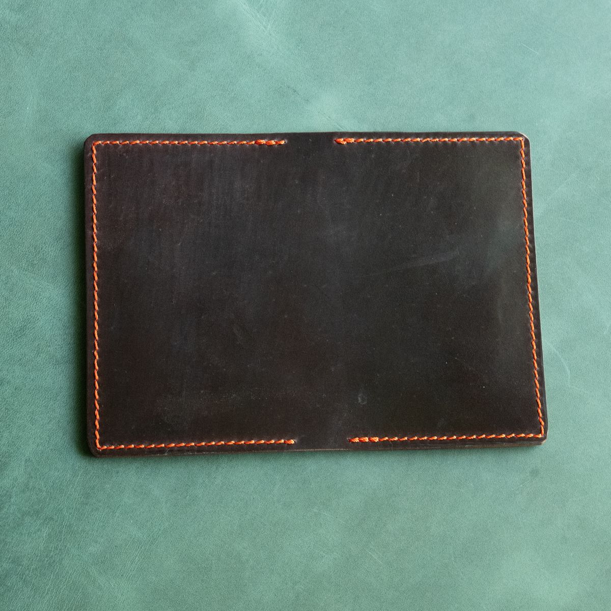 Photo by poppyseed55 on October 5, 2025 of the Self-Made Bifold in Horween Dark Cognac Shell Cordovan & Conceria Walpier Chocolate Buttero.