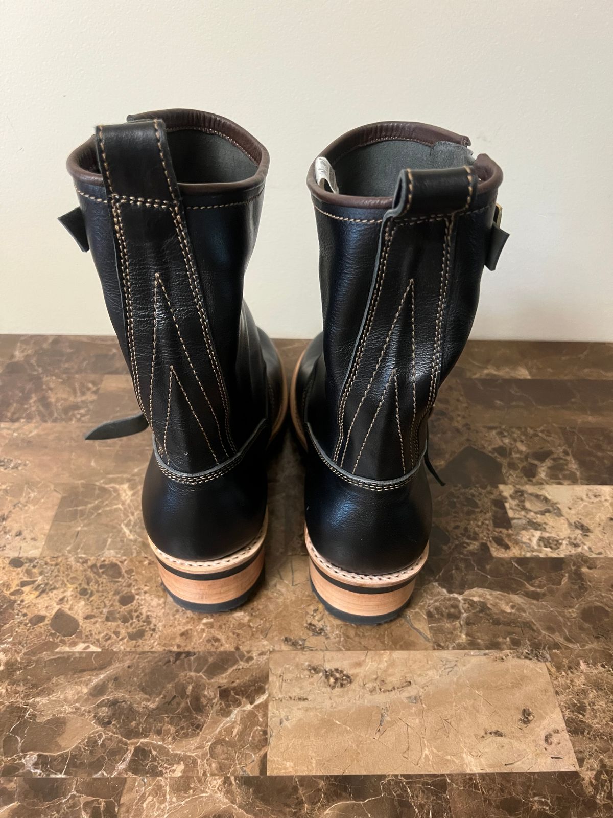 Photo by 216octopus on March 31, 2025 of the Craft & Glory Engineer Boots 2.0 in Full-Grain Buffalo Leather.