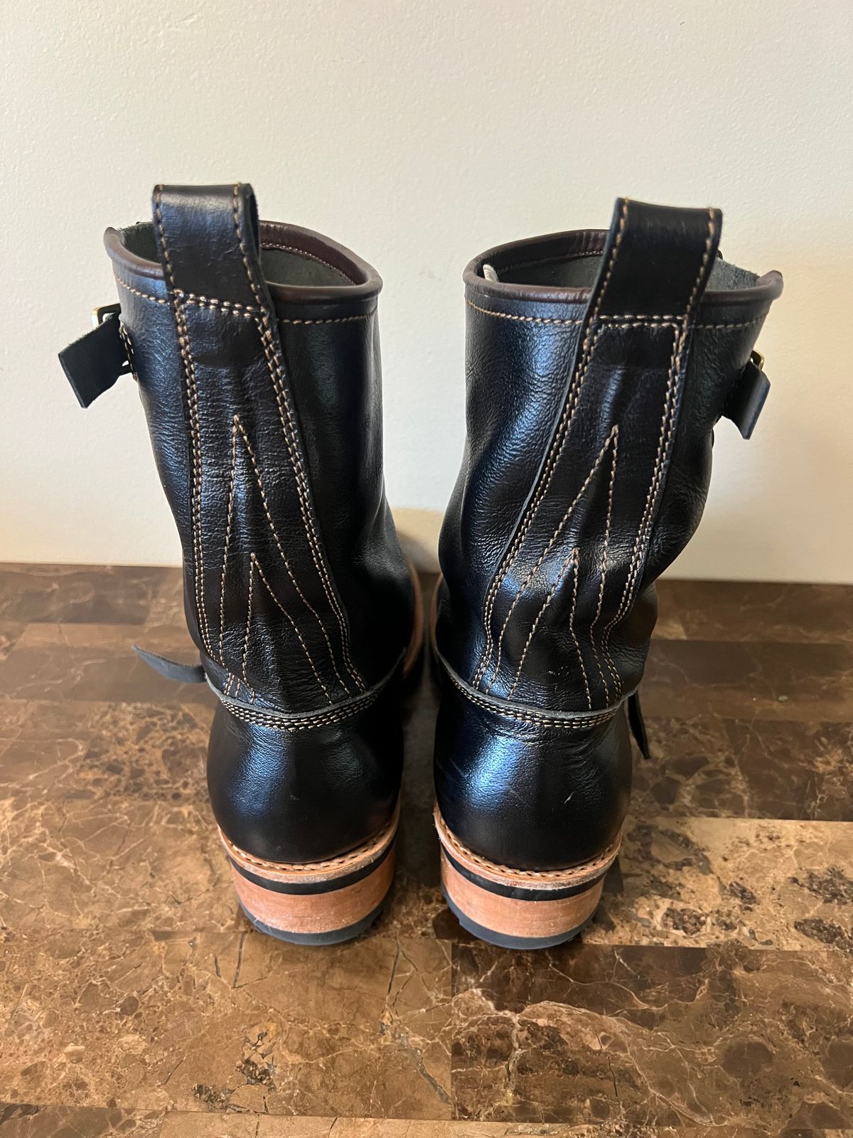 Photo by 216octopus on April 30, 2025 of the Craft & Glory Engineer Boots 2.0 in Full-Grain Buffalo Leather.