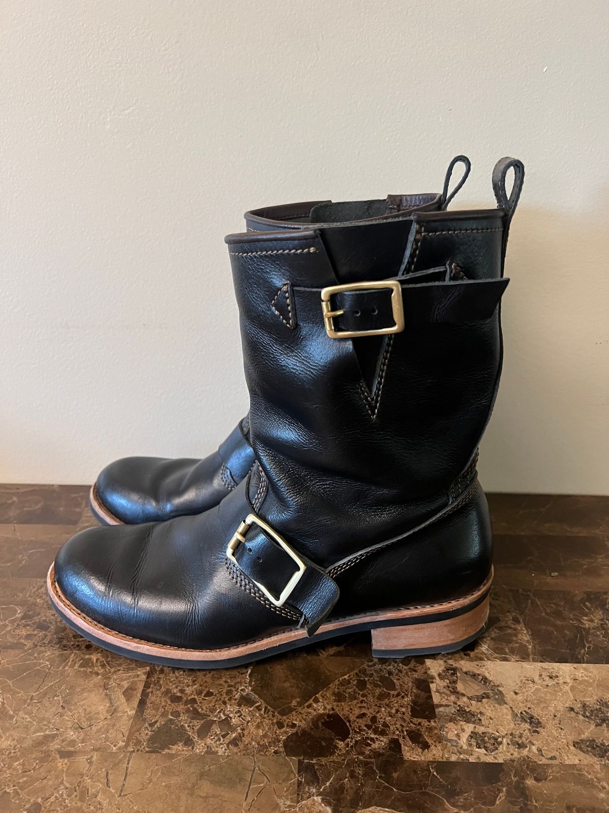 Photo by 216octopus on April 30, 2025 of the Craft & Glory Engineer Boots 2.0 in Full-Grain Buffalo Leather.