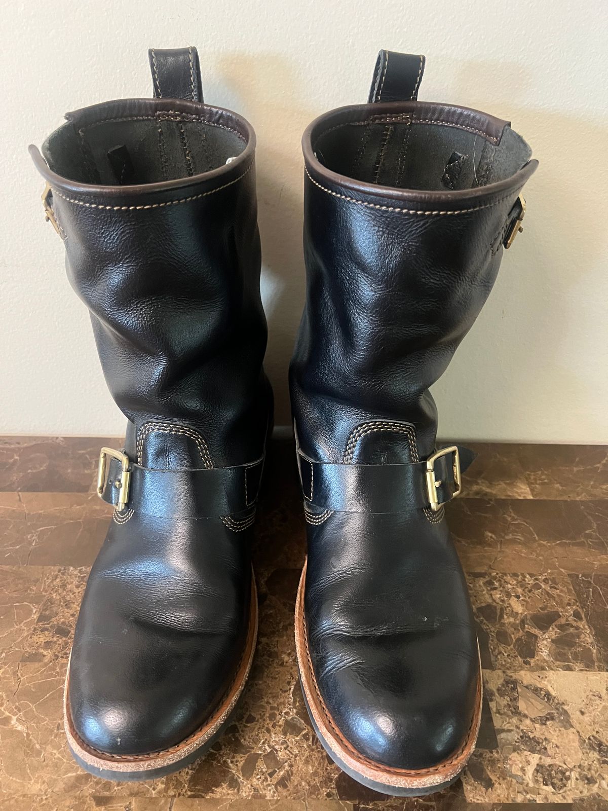 Photo by 216octopus on May 30, 2025 of the Craft & Glory Engineer Boots 2.0 in Full-Grain Buffalo Leather.
