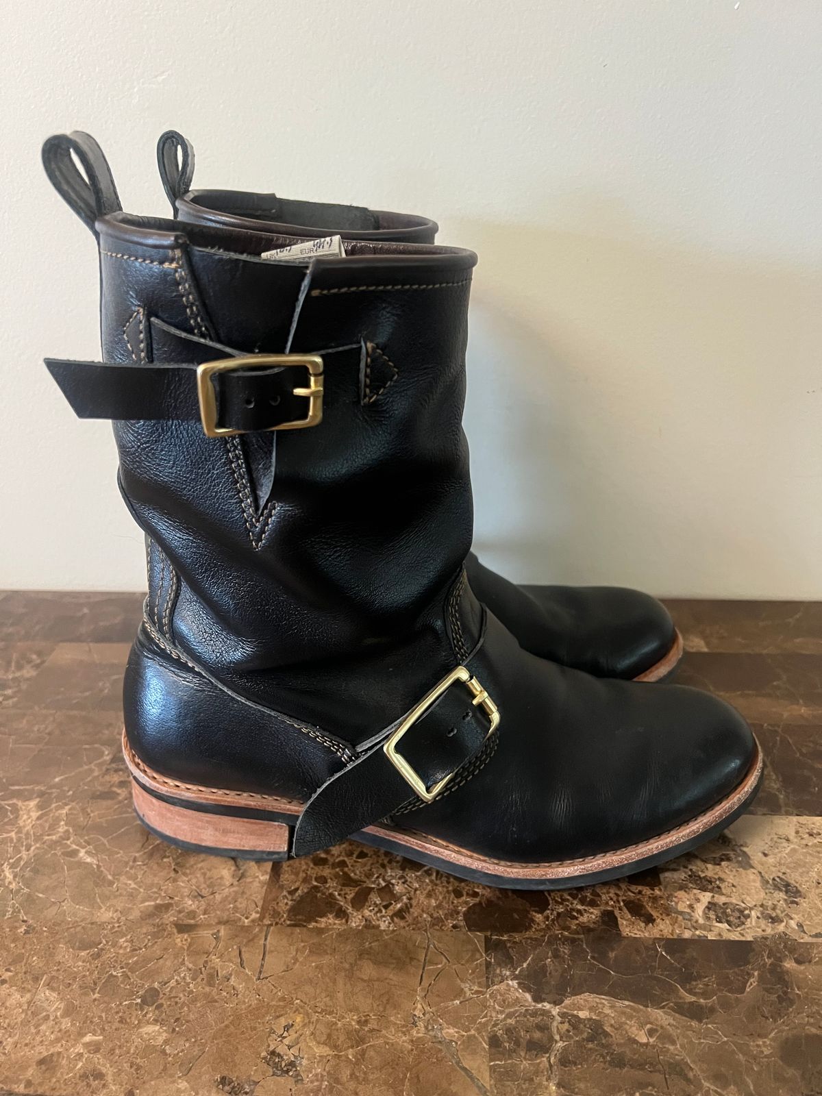 Photo by 216octopus on May 30, 2025 of the Craft & Glory Engineer Boots 2.0 in Full-Grain Buffalo Leather.