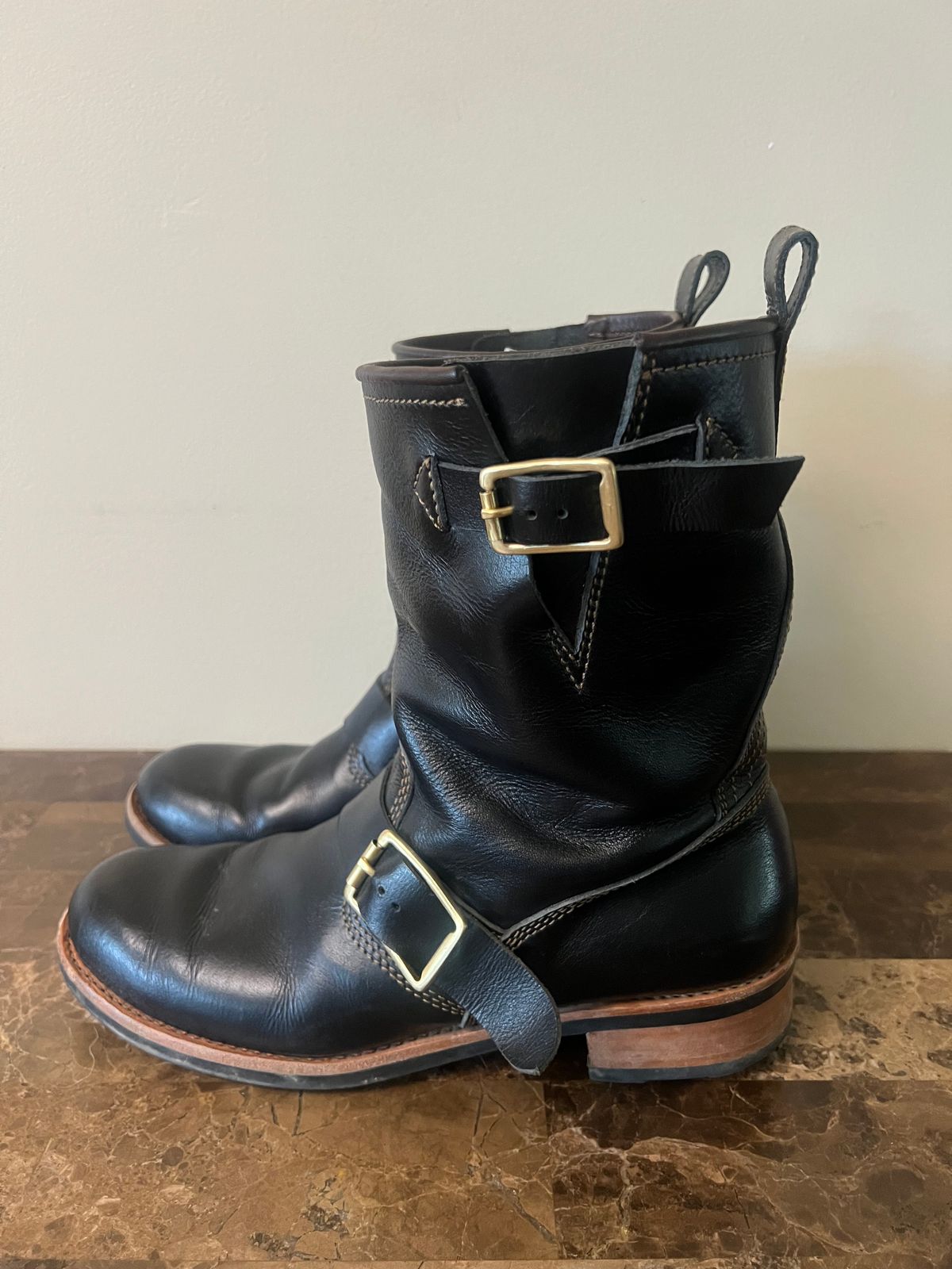 Photo by 216octopus on May 30, 2025 of the Craft & Glory Engineer Boots 2.0 in Full-Grain Buffalo Leather.