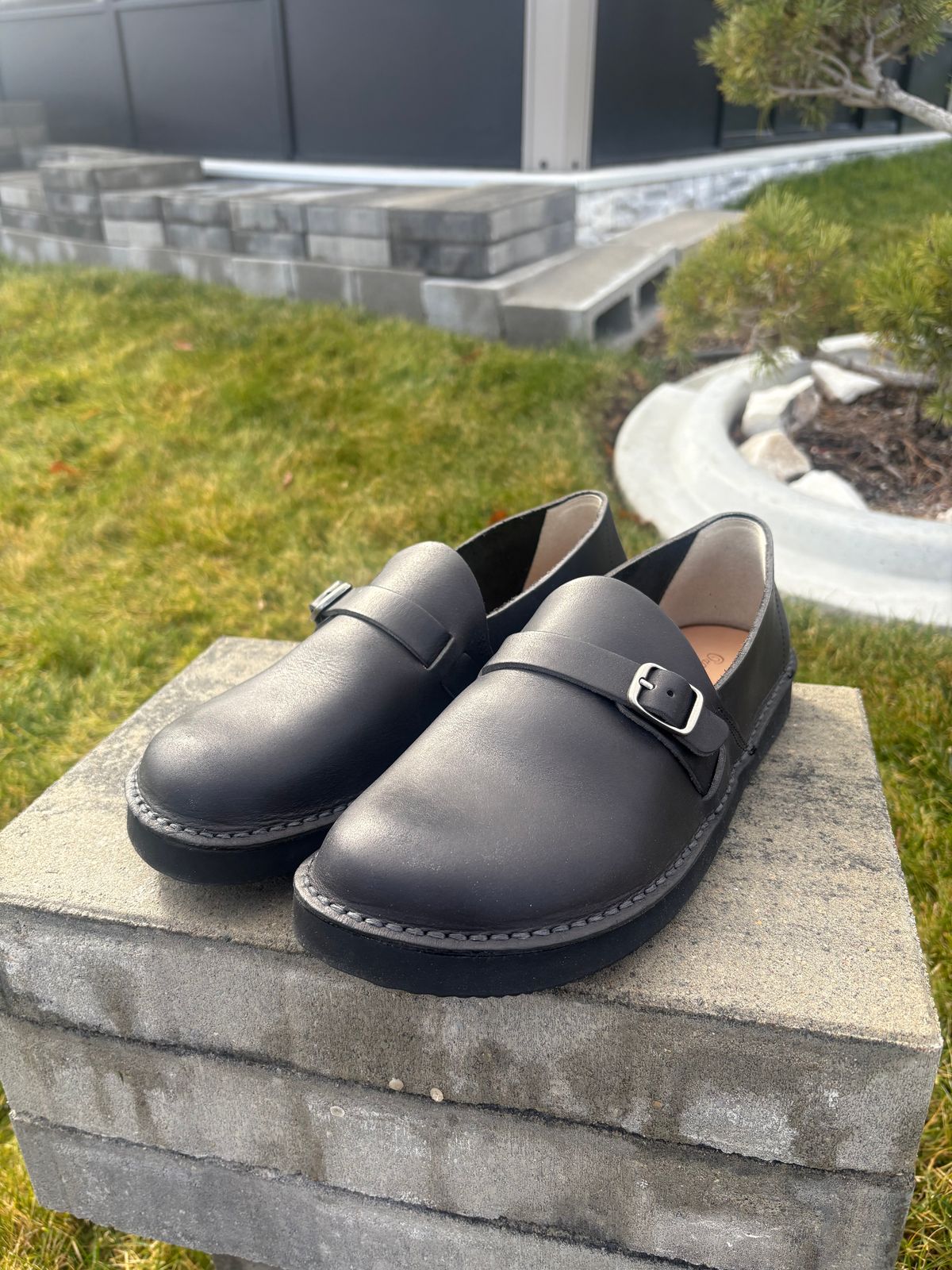 Photo by leafjar77 on December 3, 2025 of the Organic Handloom Bengal in Tochigi Jeans #7 Black.